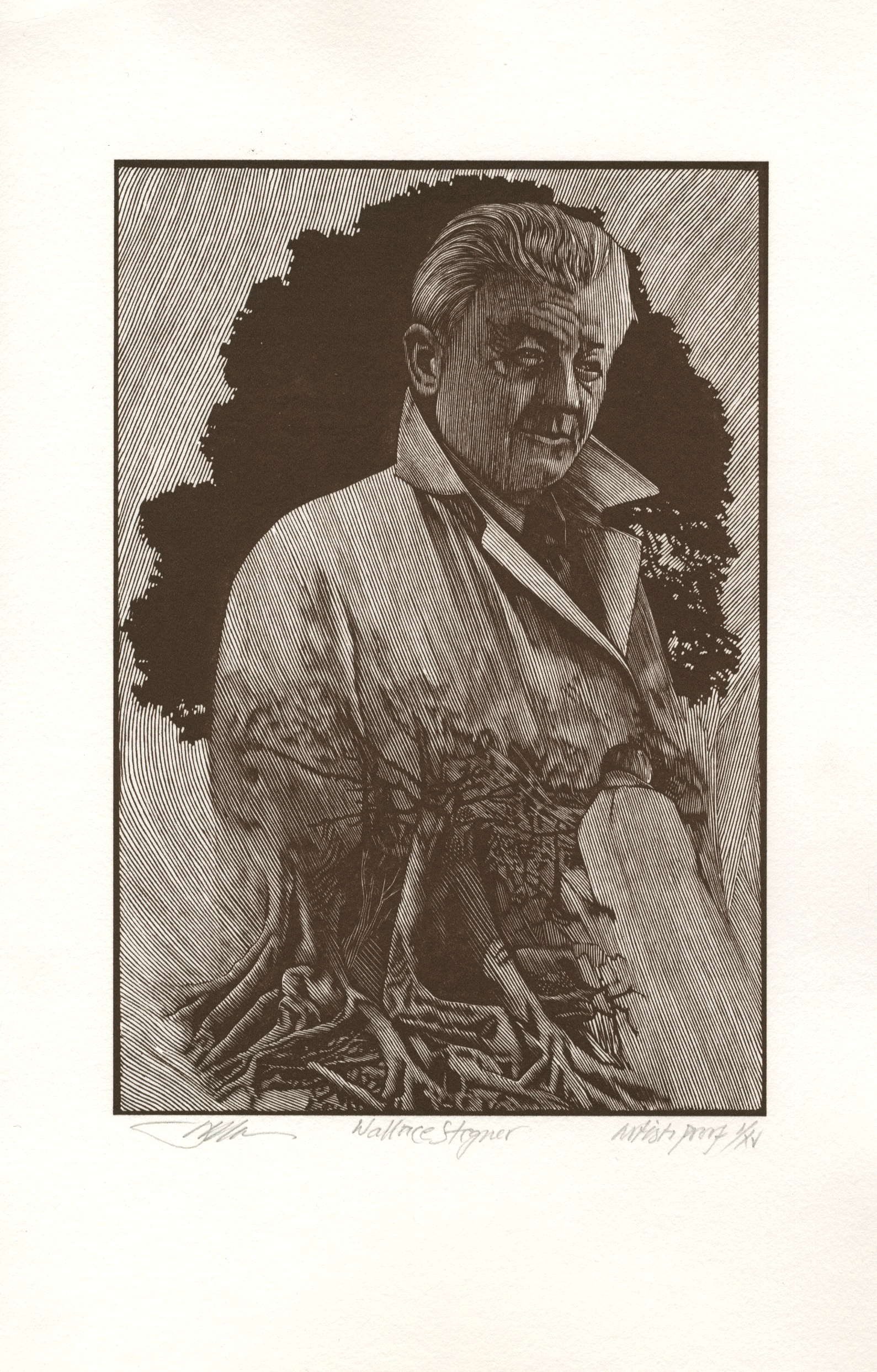 Wallace Stegner — Barry Moser—Pennyroyal Press