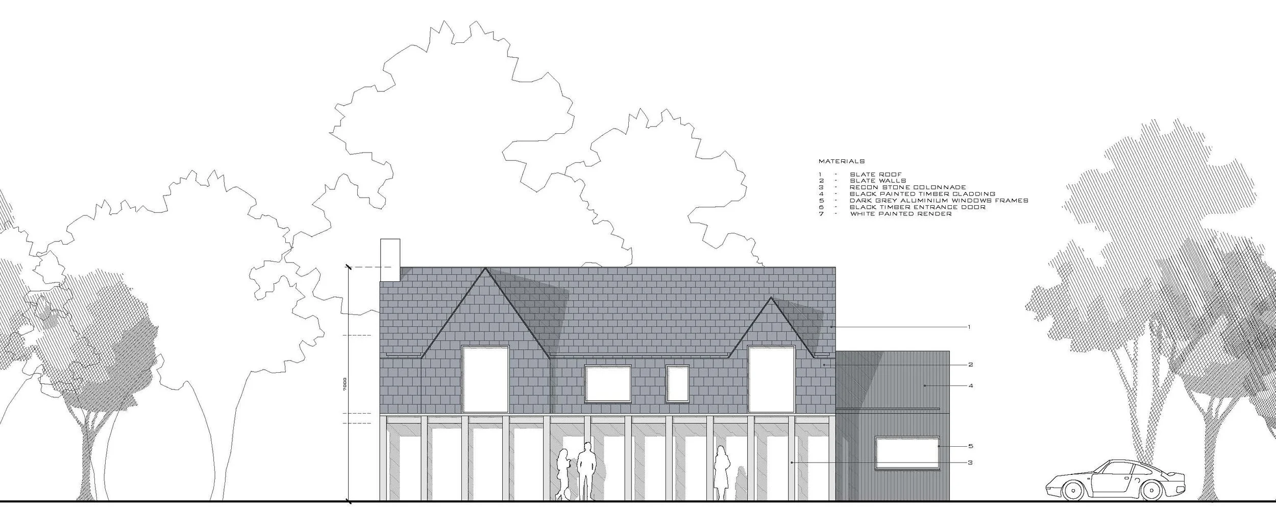Elevational study for site at Rostrevor