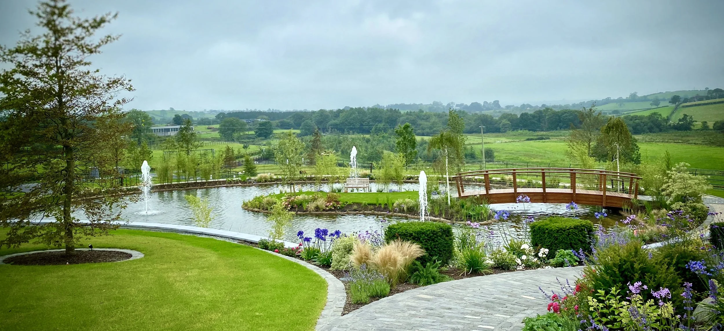 Formal Gardens + Lake