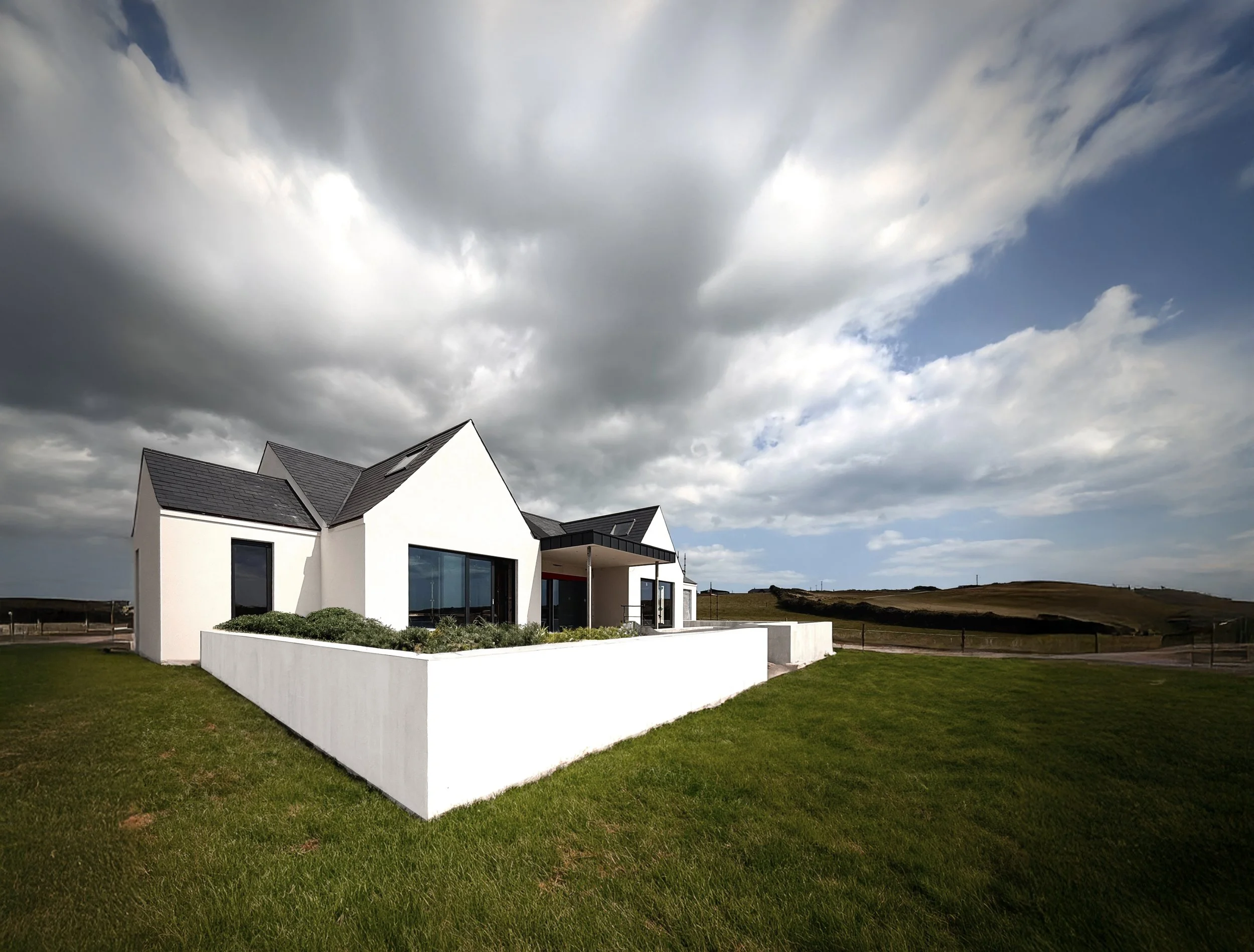 BEACH HOUSE, N IRELAND VIEW 1 - NEARING COMPLETION