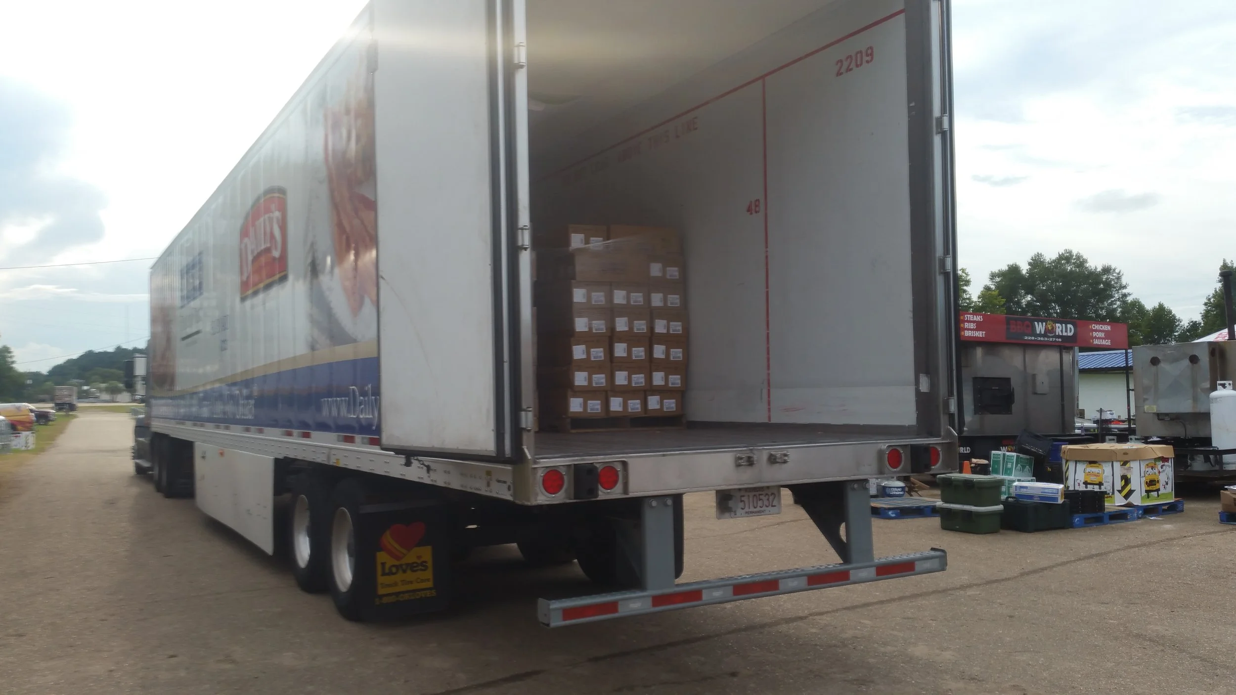 Seaboard Foods donated about 50,000 pounds of pork to help support Operation BBQ Relief and to feed flood victims.
