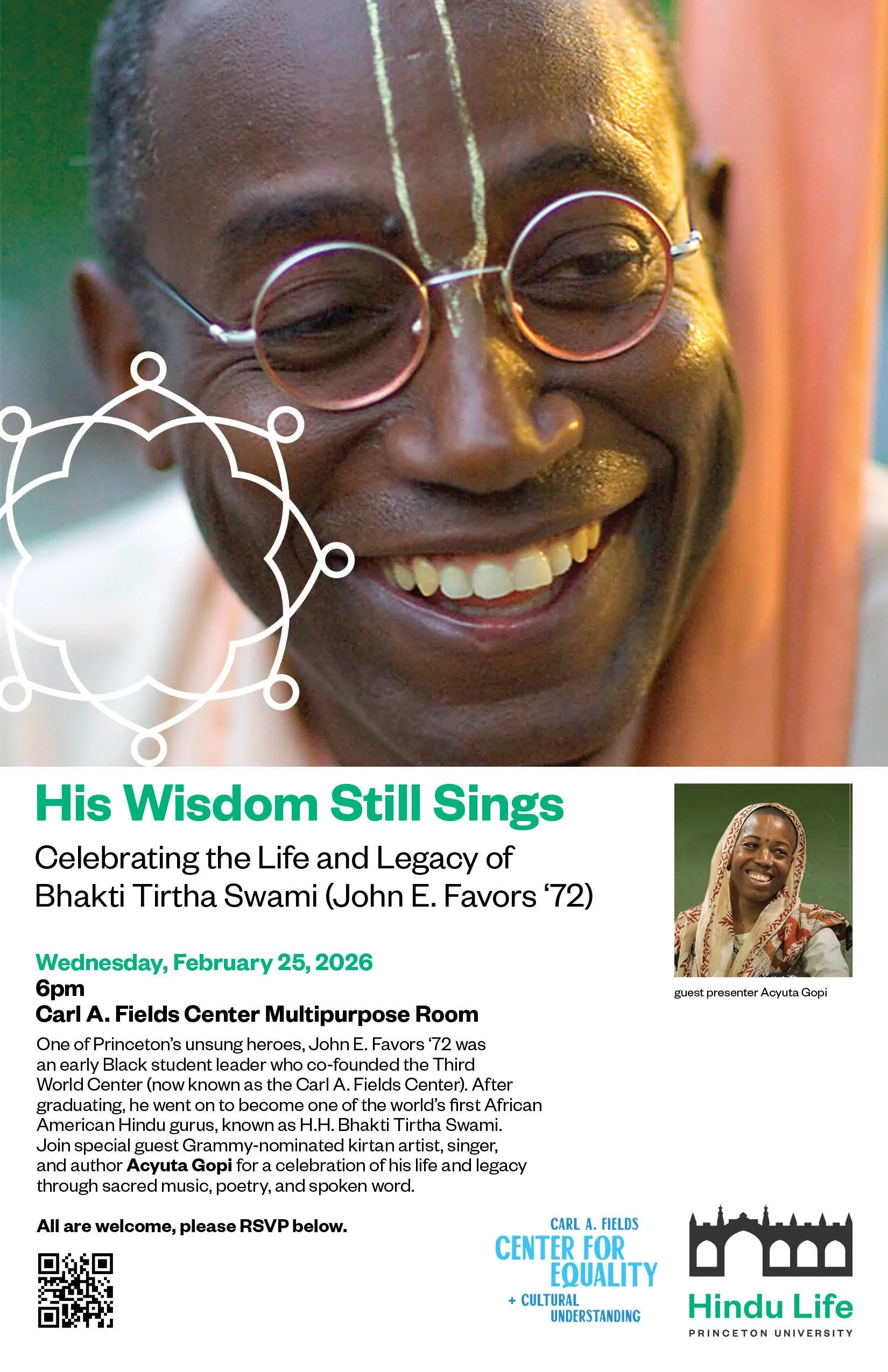 His Wisdom Still Sings: Celebrating the Life and Legacy of Bhakti Tirtha Swami (John E. Favors '72)