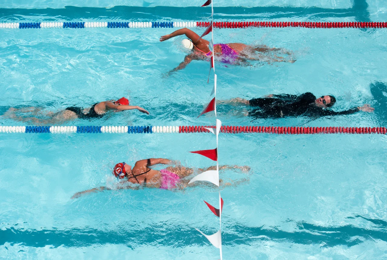 Swimmers use the pool at Scott Carpenter Park for a workout with Boulder Aquatic Masters in Boulder, Colo. Boulder city pools at Scott Carpenter Park, North Boulder Recreation Center and East Boulder Recreation Center are slated for $11 million of capital improvements over the next three years.