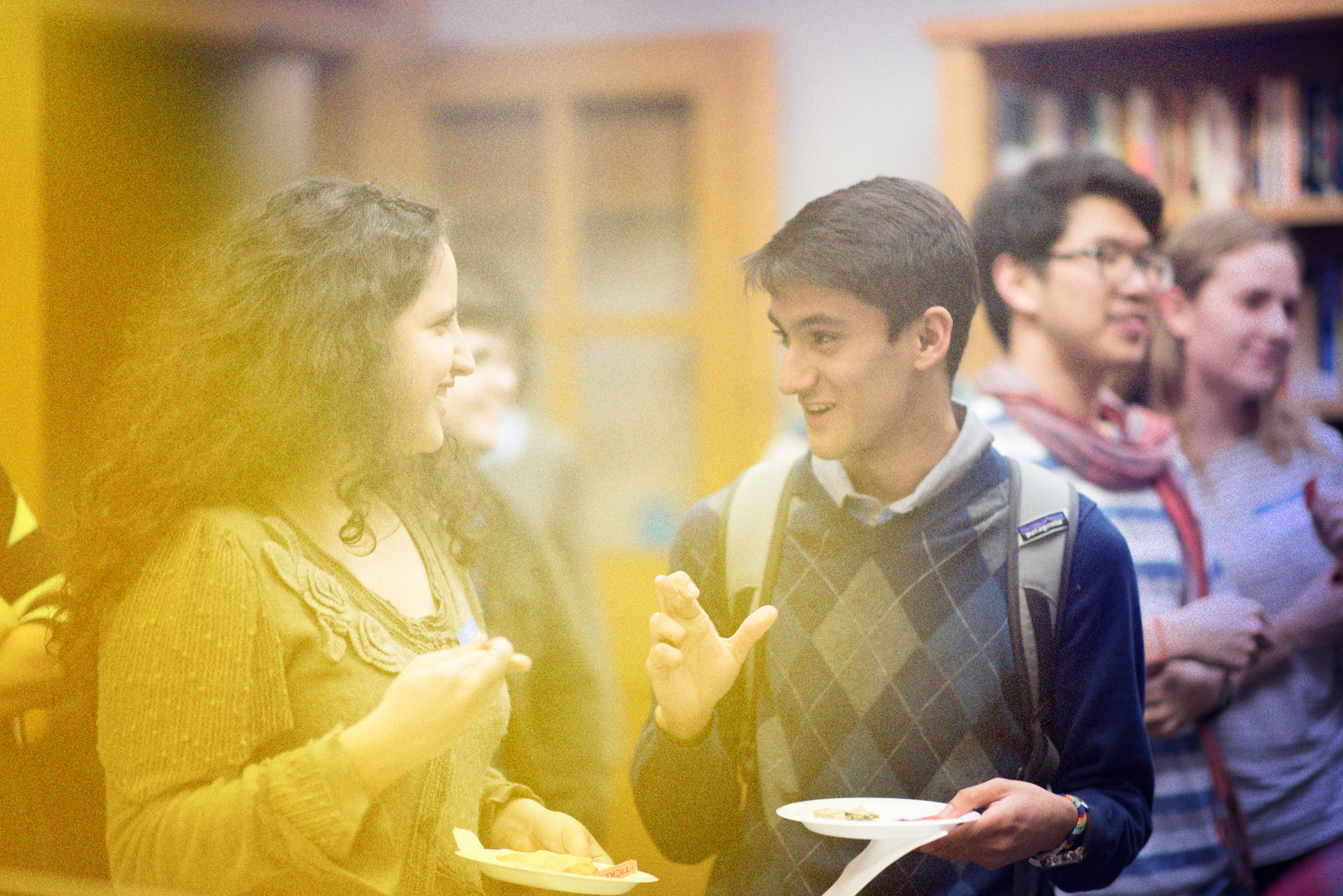 Princeton students in the LGBT Center