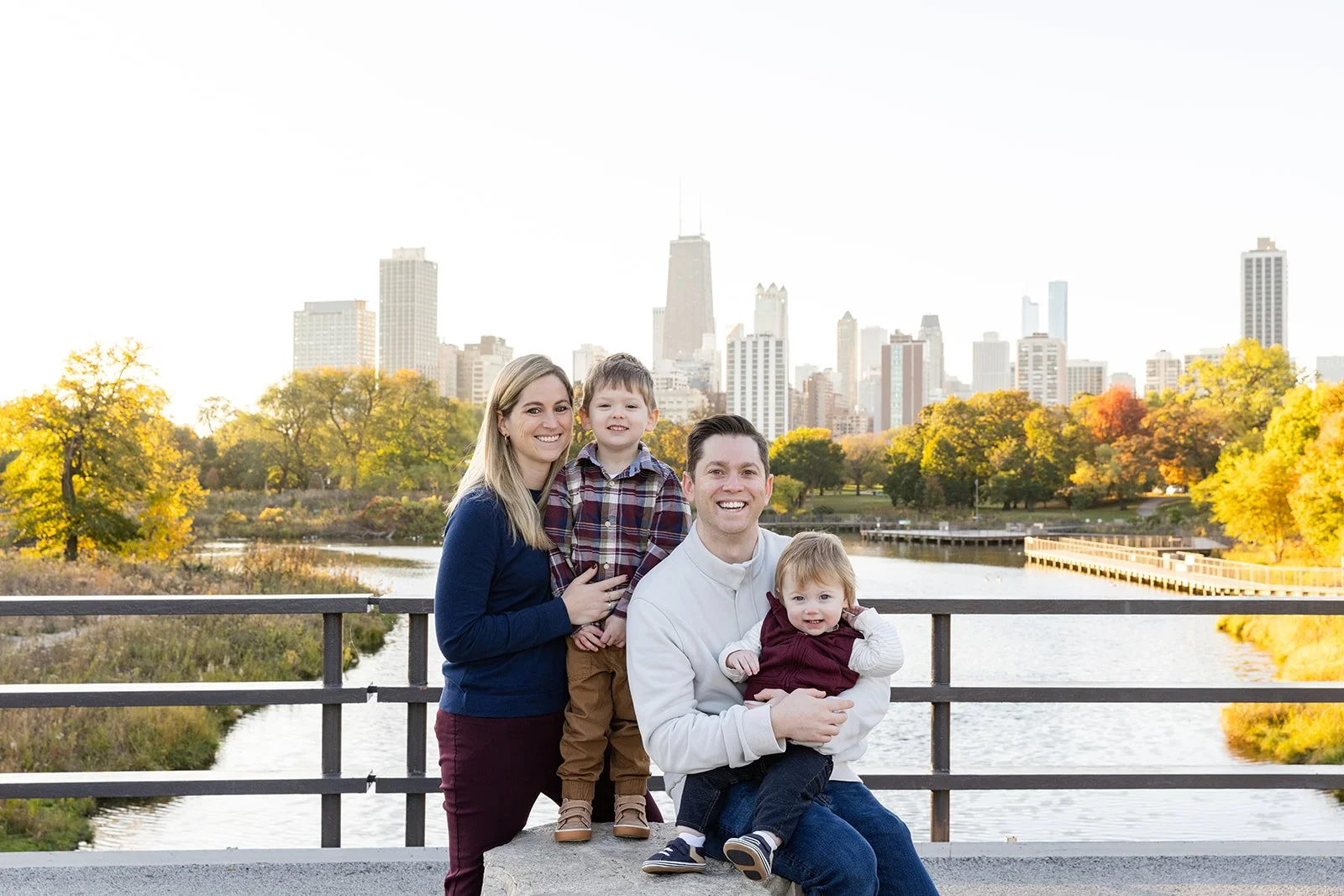 Fall Family Photos at Lincoln Park Zoo