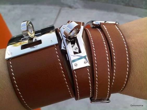 Hermes Leather Bracelets