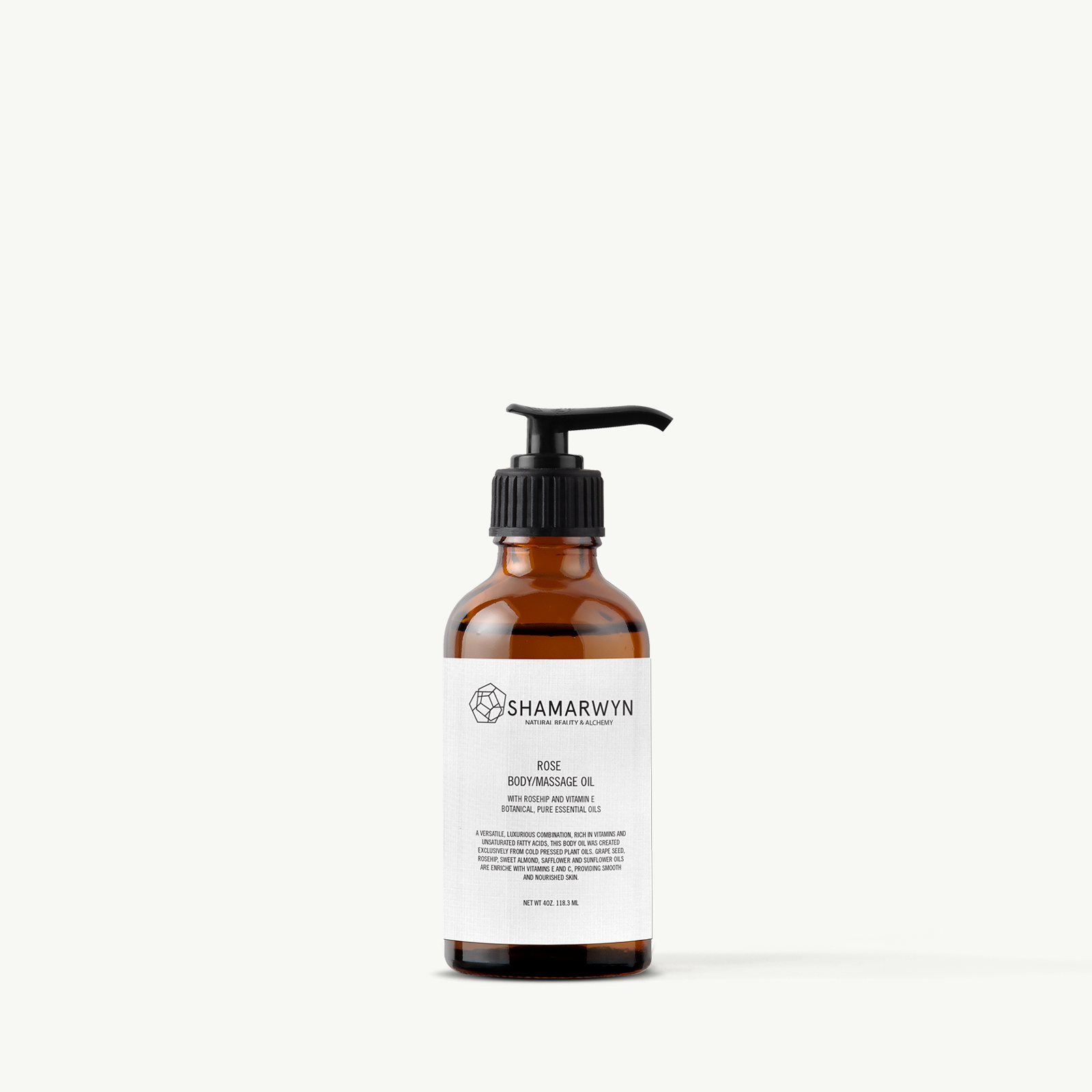 Lemongrass and Sage Body Treatment Oil Hydrating with Rosehip, Vitamin