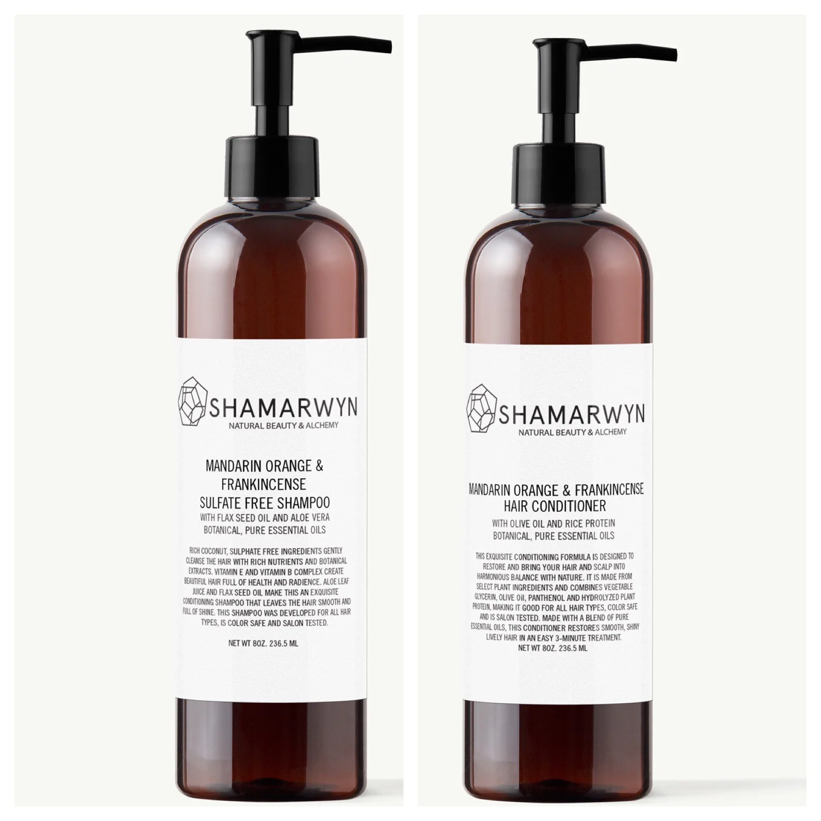 Mandarin Orange Shampoo Conditioner Gift Set