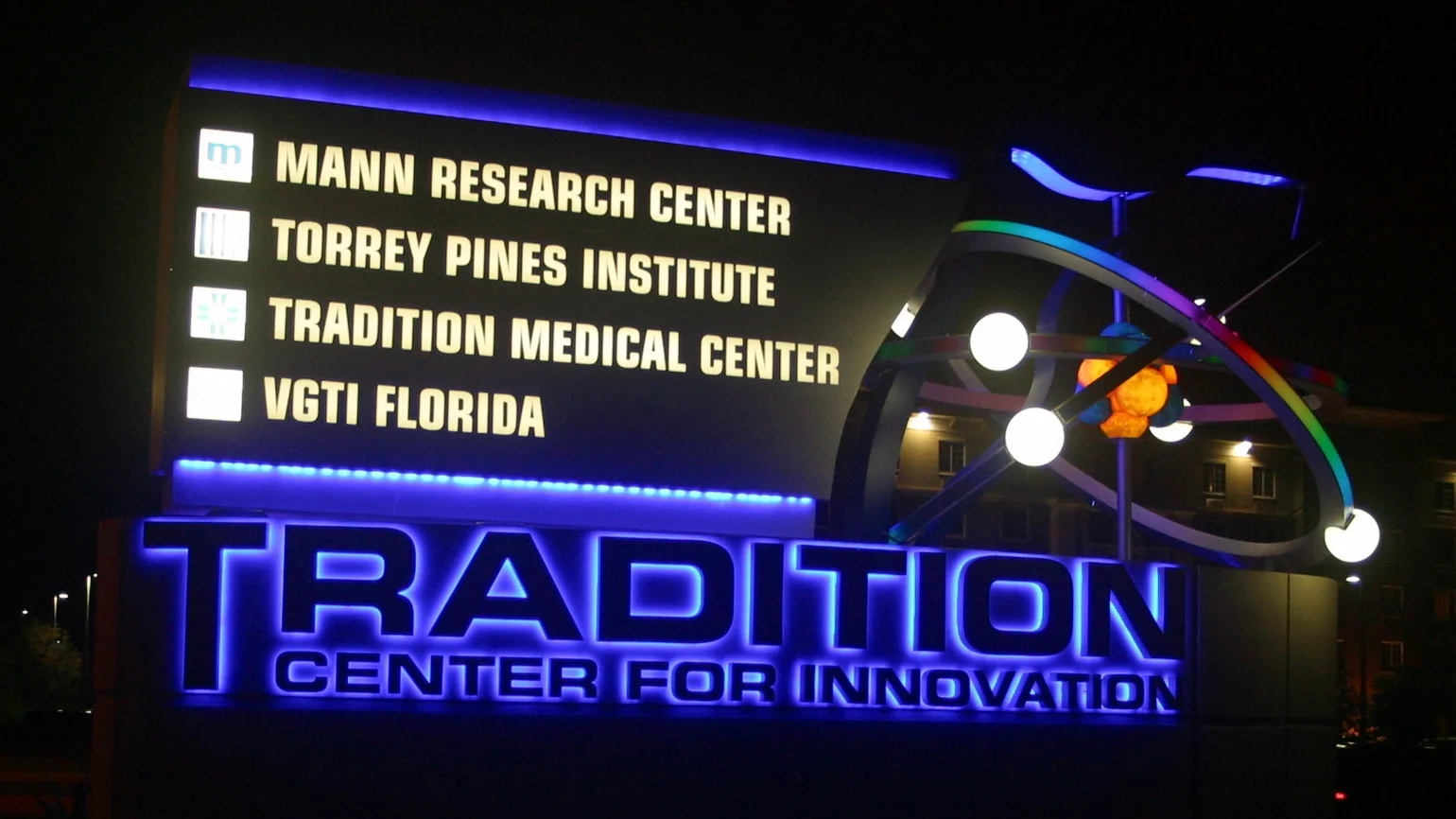 Tradition Center for Innovation Monument Sign