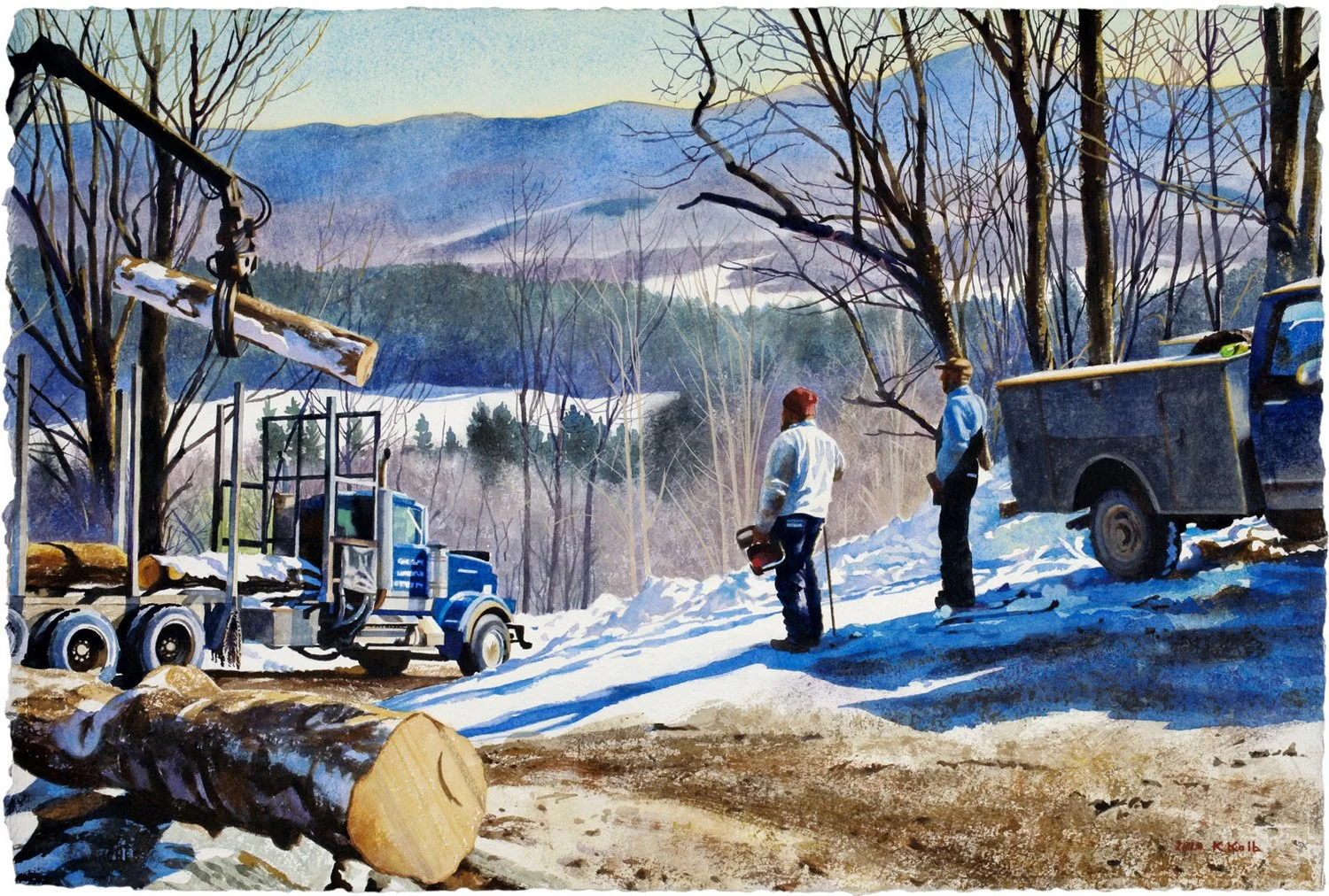 Morning Work on the Landing