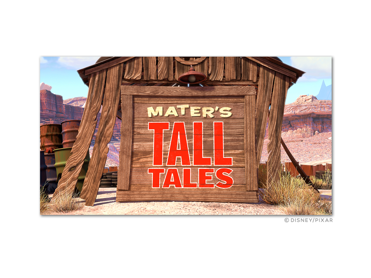 Opening logo that begins “Cars Toons” series – PIXAR