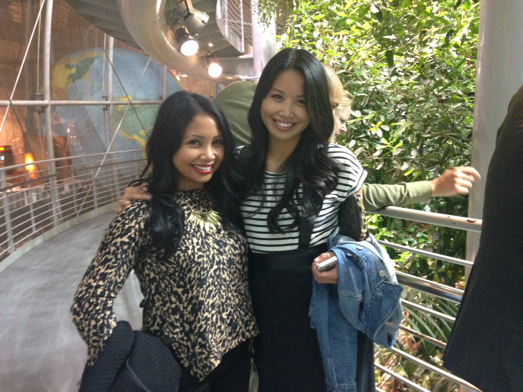 Nightlife with one of my favs in the faux rainforest