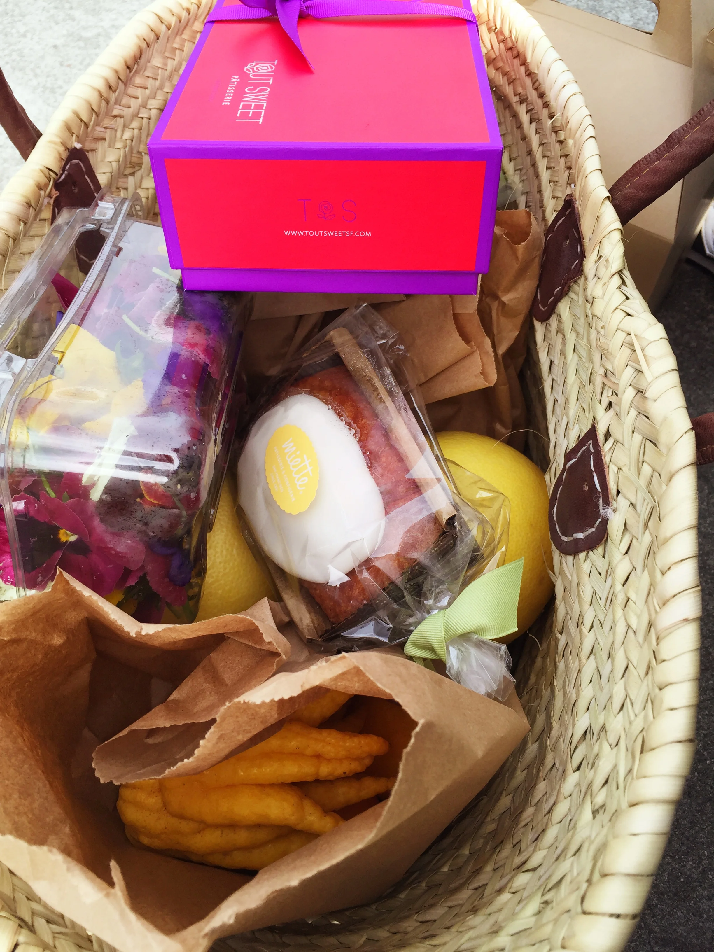 All the goodies I bought from my shopping trip