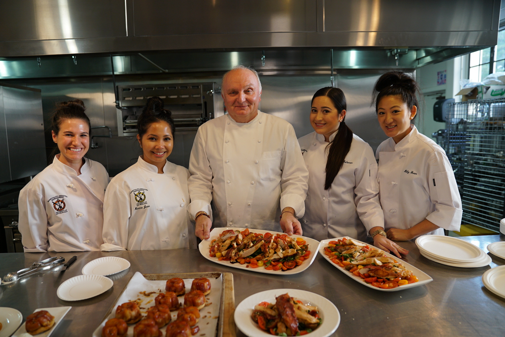 Cooking with Chef Jean-Marc Fullsack at USF