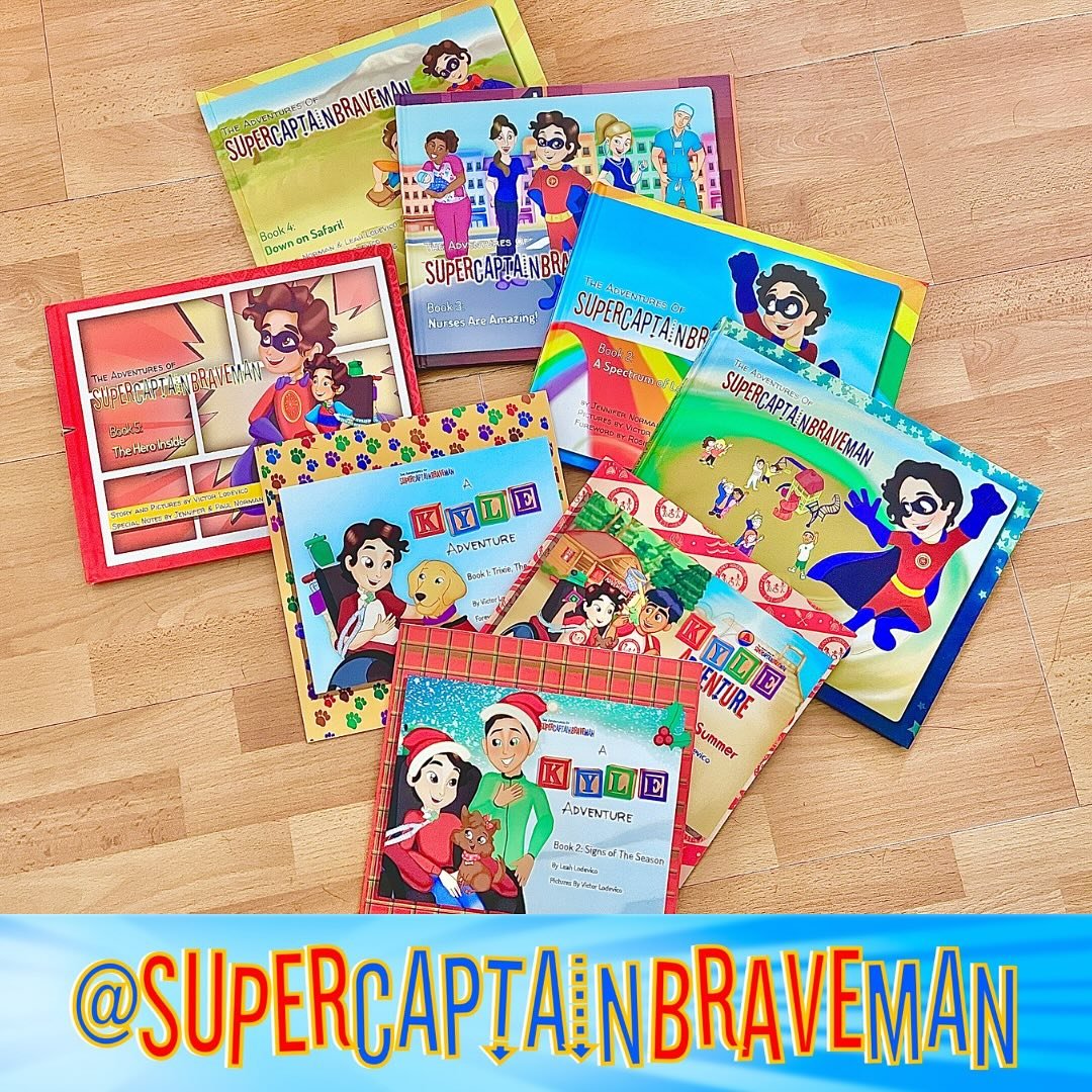 With SuperCaptainBraveMan there&rsquo;s an adventure for every little superhero! 💥🦸🏻

From stories about Autism Spectrum Disorder to Down Syndrome and Type 1 Diabetes, SuperCaptainBraveMan goes on epic adventures and learns new things with friends