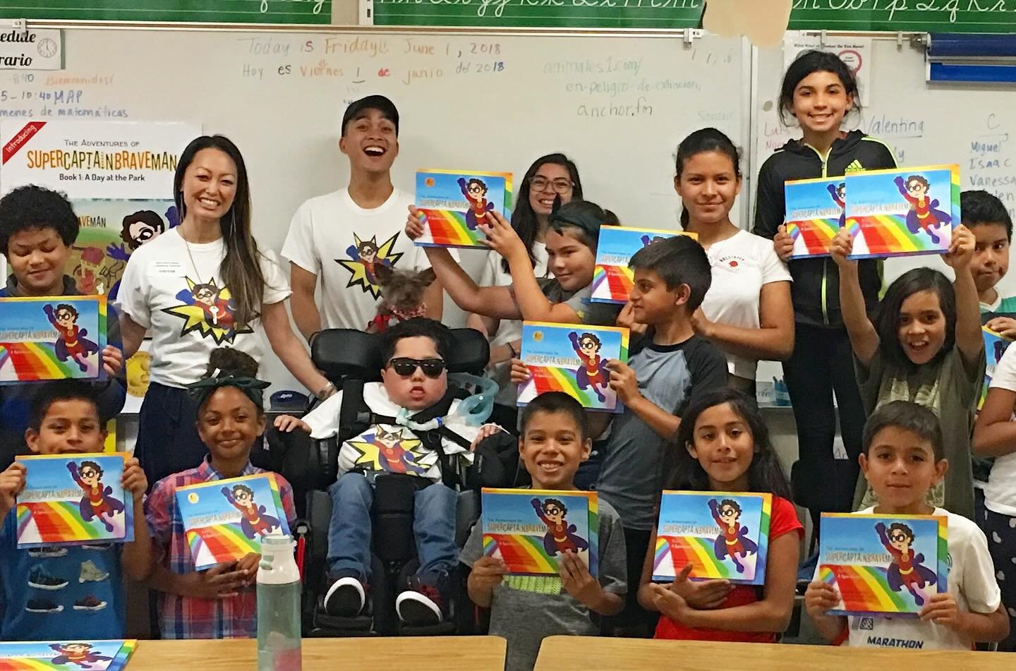 When you share stories, you share smiles! 📚

We love reading SuperCaptainBraveMan stories to classes! 

#SuperCaptainBraveMan #disability #kidsuperhero #childrensbook #childrensbooks #school #diversity