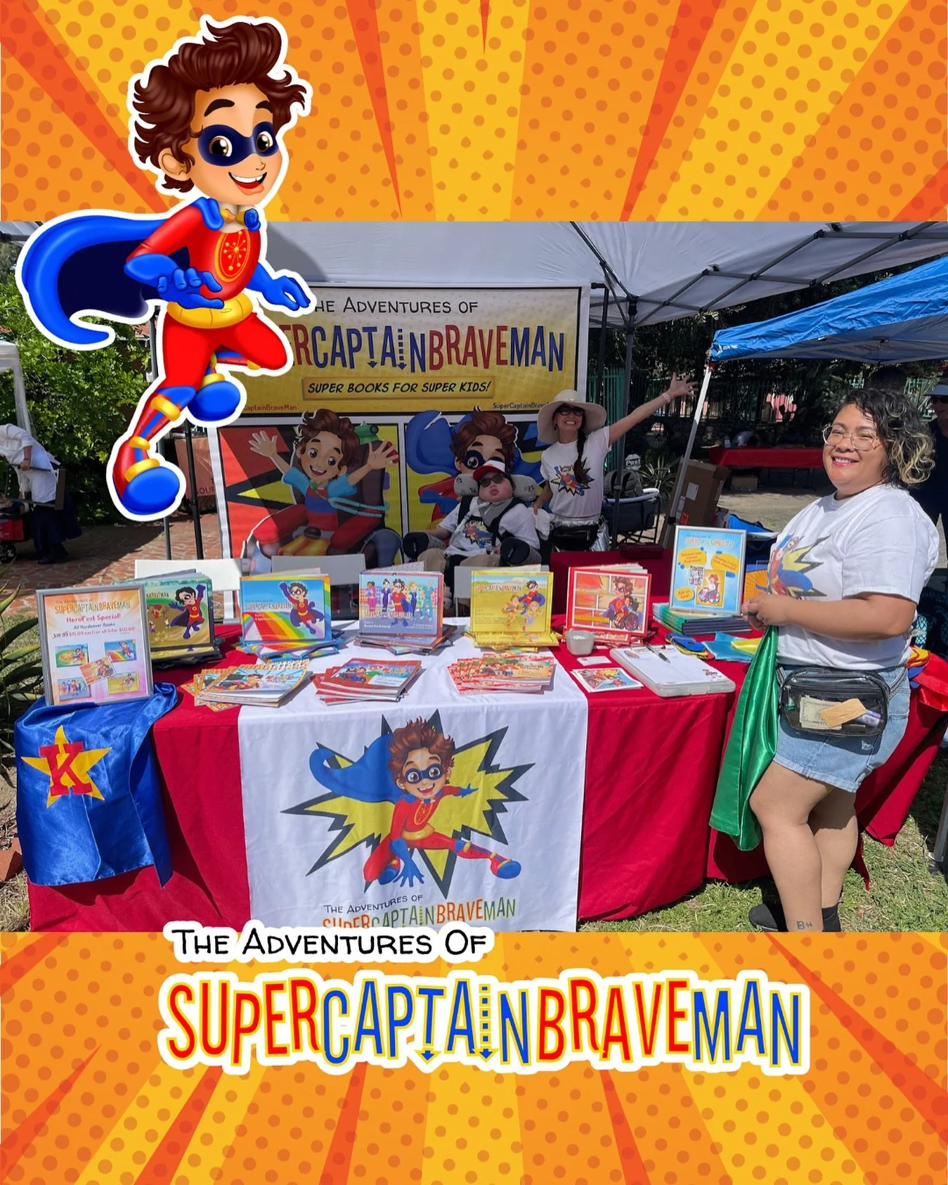 It&rsquo;s a SUPER team effort!! 🦸🏻📚

Team SuperCaptainBraveMan loves creating stories about super kids and their super abilities!

Visit us at SuperCaptainBraveMan.com to learn how YOU can get your own superhero&rsquo;s story told through your ve