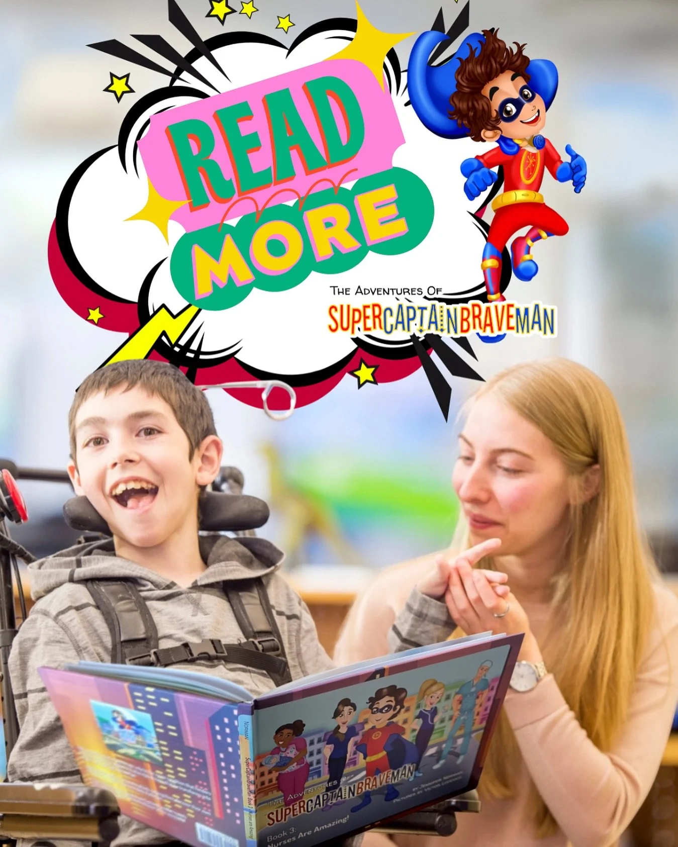 Fall into super stories! 🍂

SuperCaptainBraveMan books teach great lessons about kindness, disabilities, and inclusion in a super fun way!

Share SuperCaptainBraveMan with a child you love today at SuperCaptainBraveMan.com!

#SuperCaptainBraveMan #d