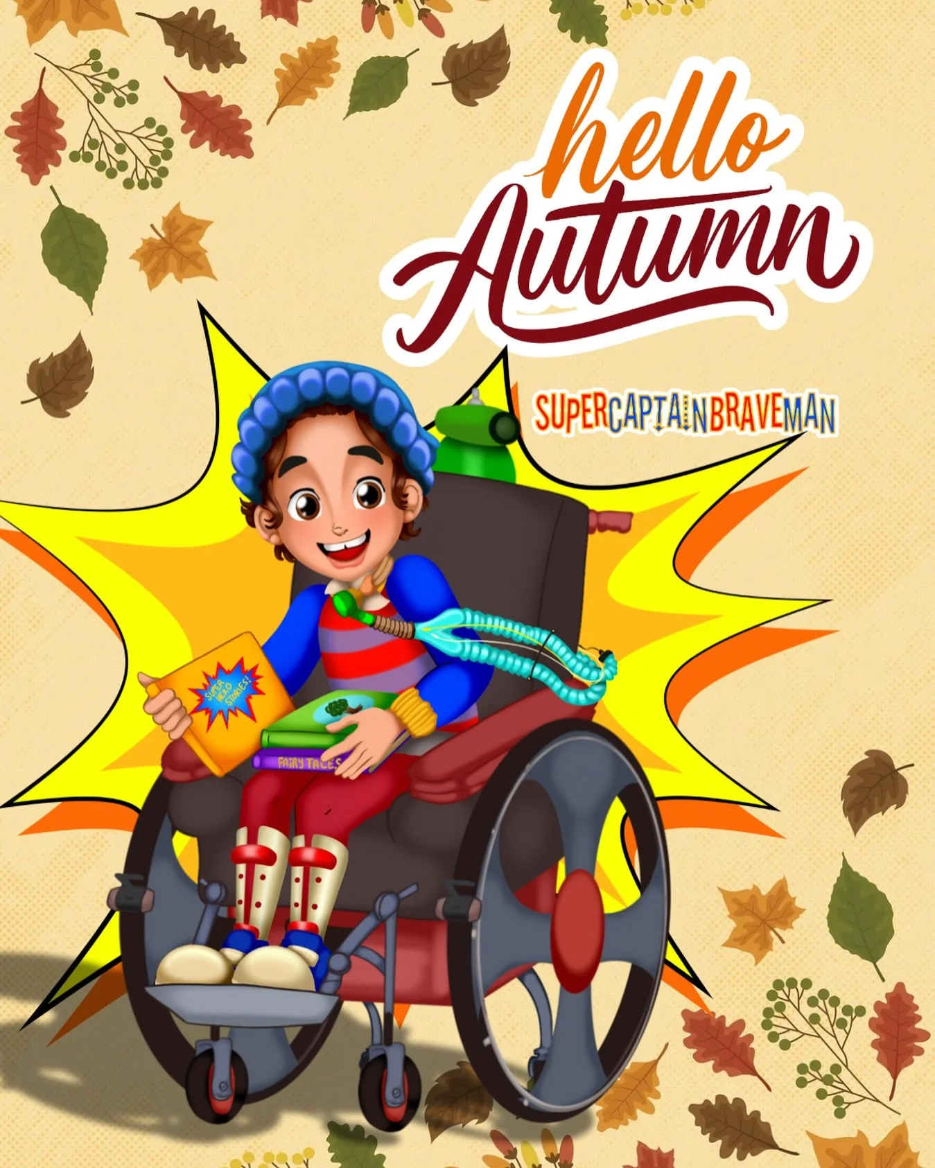 Fall is in the air! 🍂

We love this time of year, when the air cools, the leaves fall, and the pumpkin patch calls!

We hope everyone enjoys this year&rsquo;s autumn season!

#SuperCaptainBraveMan #fall #autumn #disability #kidsuperhero #childrensbo