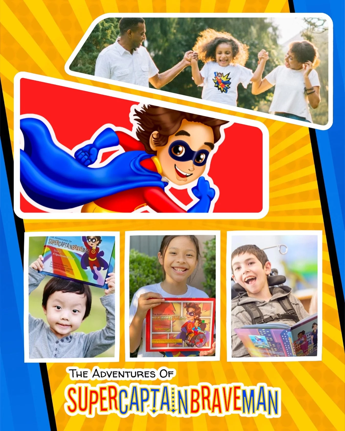 You can find adventure and more at SuperCaptainBraveMan.com! 📚

We have award-winning books, cool gear, and so much more!

#SuperCaptainBraveMan #disability #childrensbooks #kidsbook #kidsuperhero #inclusion #disabilityawareness #kindness