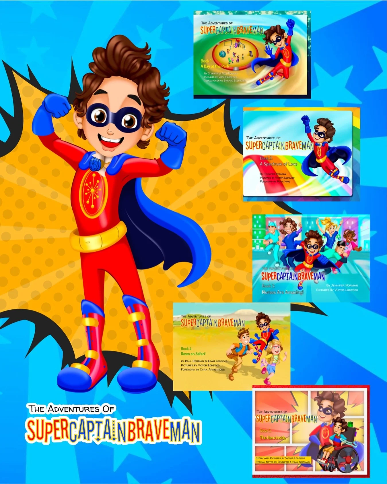 He&rsquo;s your kids new favorite superhero! 💥

Go on adventures with SuperCaptainBraveMan and learn fun lessons about inclusion, friendship, and disability awareness!

Soar on over to SuperCaptainBraveMan.com and check out our catalog of award-winn