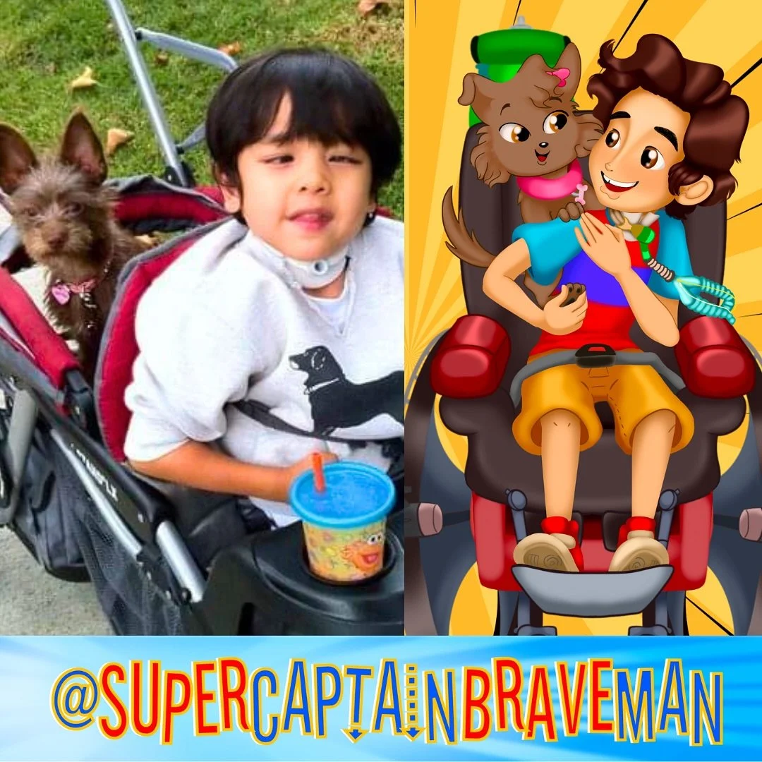 Did you know that SuperCaptainBraveMan is based on the real life Kyle Norman? 😱

Kyle is a young boy with disabilities who makes friends everywhere he goes and he&rsquo;s the inspiration behind the SuperCaptainBraveMan and A Kyle Adventure Book seri
