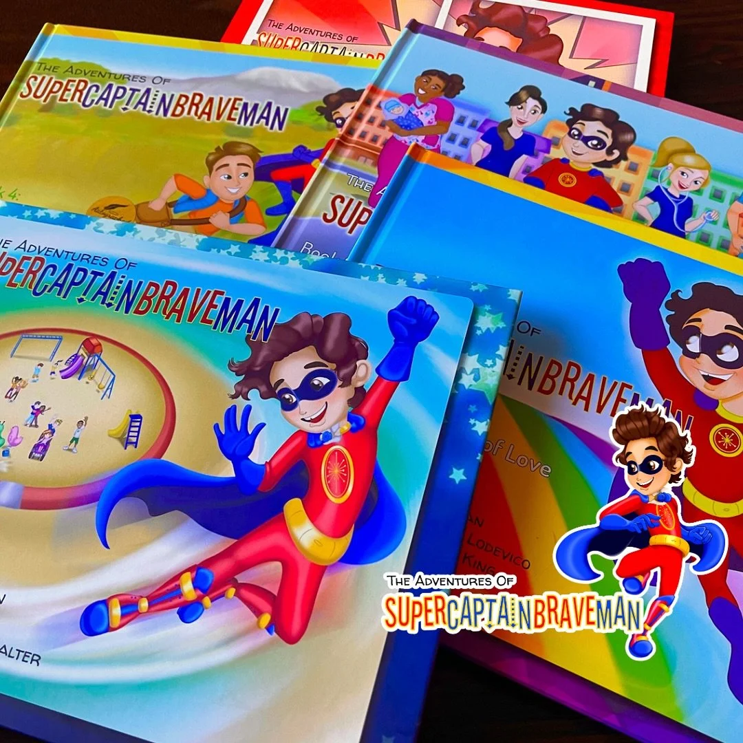 Add SuperCaptainBraveMan to your library today! SuperCaptainBraveMan books create conversation, express the importance of representation, and help diversify your child&rsquo;s world. 

Follow SuperCaptainBraveMan, a young superhero with disabilities,