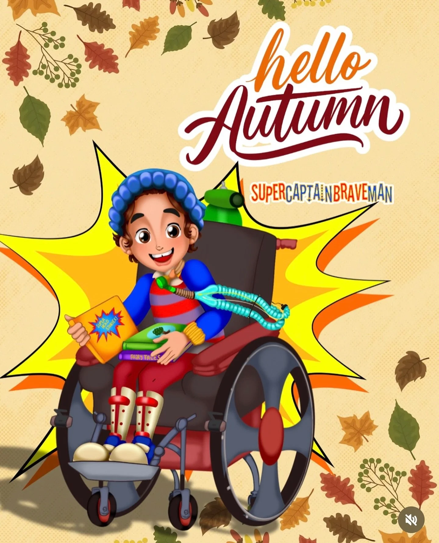 Fall is in the air! π
We love this time of year, when the air cools, the leaves fall, and the pumpkin patch calls!
We hope everyone enjoys this year’s autumn season!
#SuperCaptainBraveMan #fall #autumn #disability #kidsuperhero #childrensbo