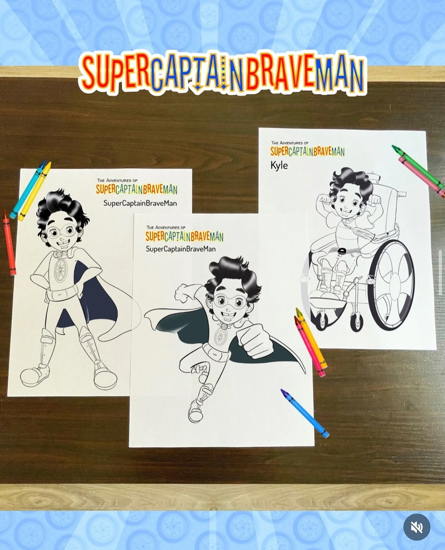 Share your masterpiece with our SuperCaptainBraveMan Coloring sheets! ποΈ
Print out your own SuperCaptainBraveMan coloring sheets for FREE at SuperCaptainBraveMan.com!
Click on the FREE STUFF tab and color SuperCaptainBraveMan any way you want! Be