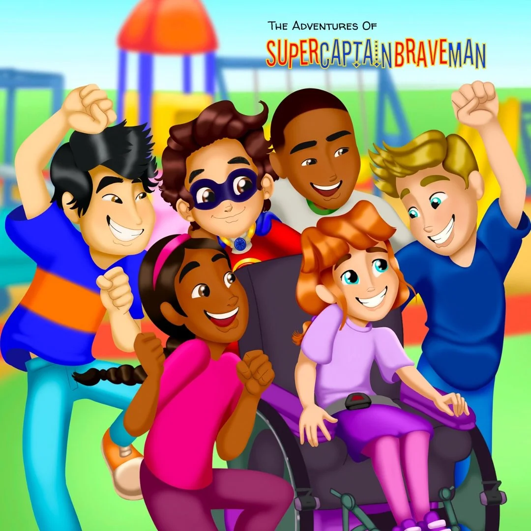 SuperCaptainBraveMan Children&rsquo;s books make a great addition to any home library. ⭐️⭐️⭐️⭐️⭐️

Each carefully crafted story highlights a young boy named Kyle, who is vent dependent and a wheelchair user, and his daily adventures as SuperCaptainBr