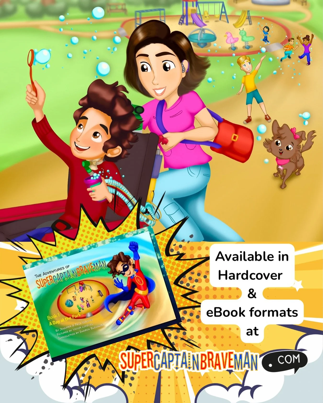 Make every day an adventure with SuperCaptainBraveMan! 🦸🏻📚💥

The Hero Inside and other award-winning titles are available now at SuperCaptainBraveMan.com!

#SuperCaptainBraveMan #books #childrensbooks #childrensbook #superhero #disability