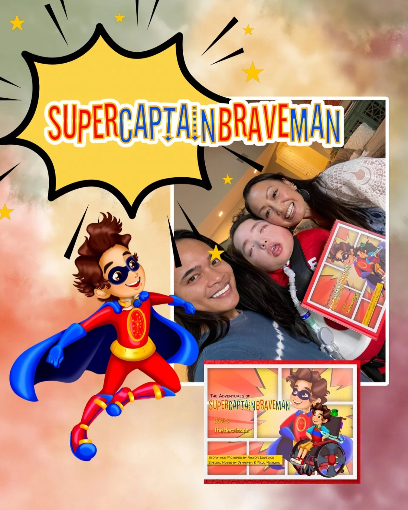 Kyle is one super kid! 🦸🏻

Did you know that The Adventures of SuperCaptainBraveMan is based on a real kid? 😱 Check out our award-winning picture books on our website SuperCaptainBraveMan.com!

#SuperCaptainBraveMan #disability #childrensbooks #ch