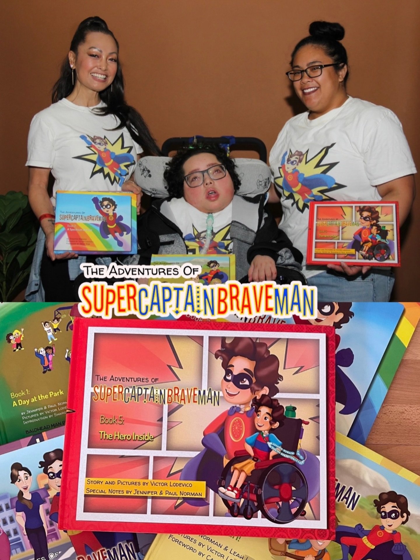 Bring your favorite superhero home! 📚🦸🏻

SuperCaptainBraveMan books are available all in one place, SuperCaptainBraveMan.com! Our catalog of award-winning children&rsquo;s books follow Kyle, a young boy with disabilities, and his superhero alter e