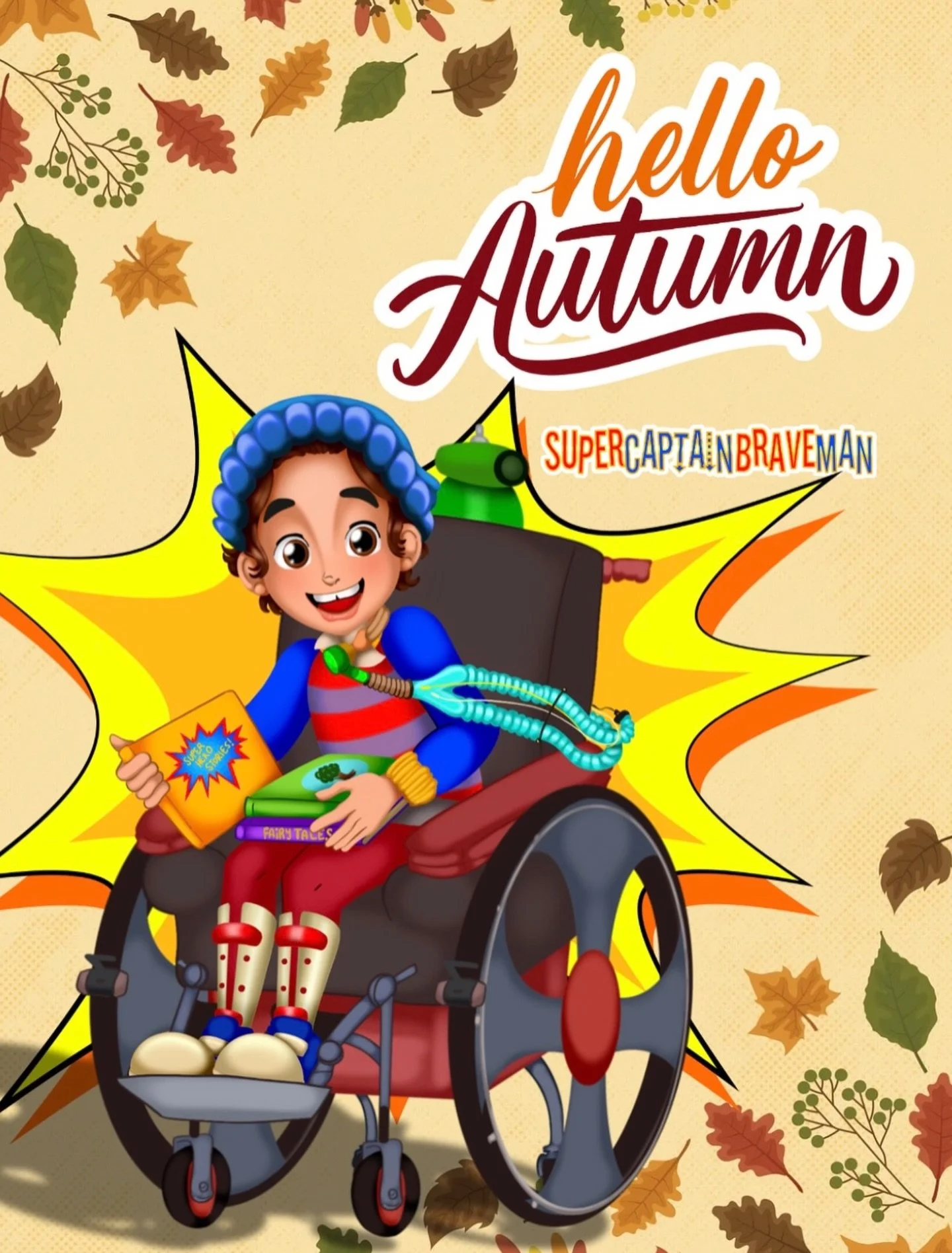 Fall is in the air! 🍂

We love this time of year, when the air cools, the leaves fall, and the pumpkin patch calls!

We hope everyone enjoys this year&rsquo;s autumn season!

#SuperCaptainBraveMan #fall #autumn #disability #kidsuperhero #childrensbo