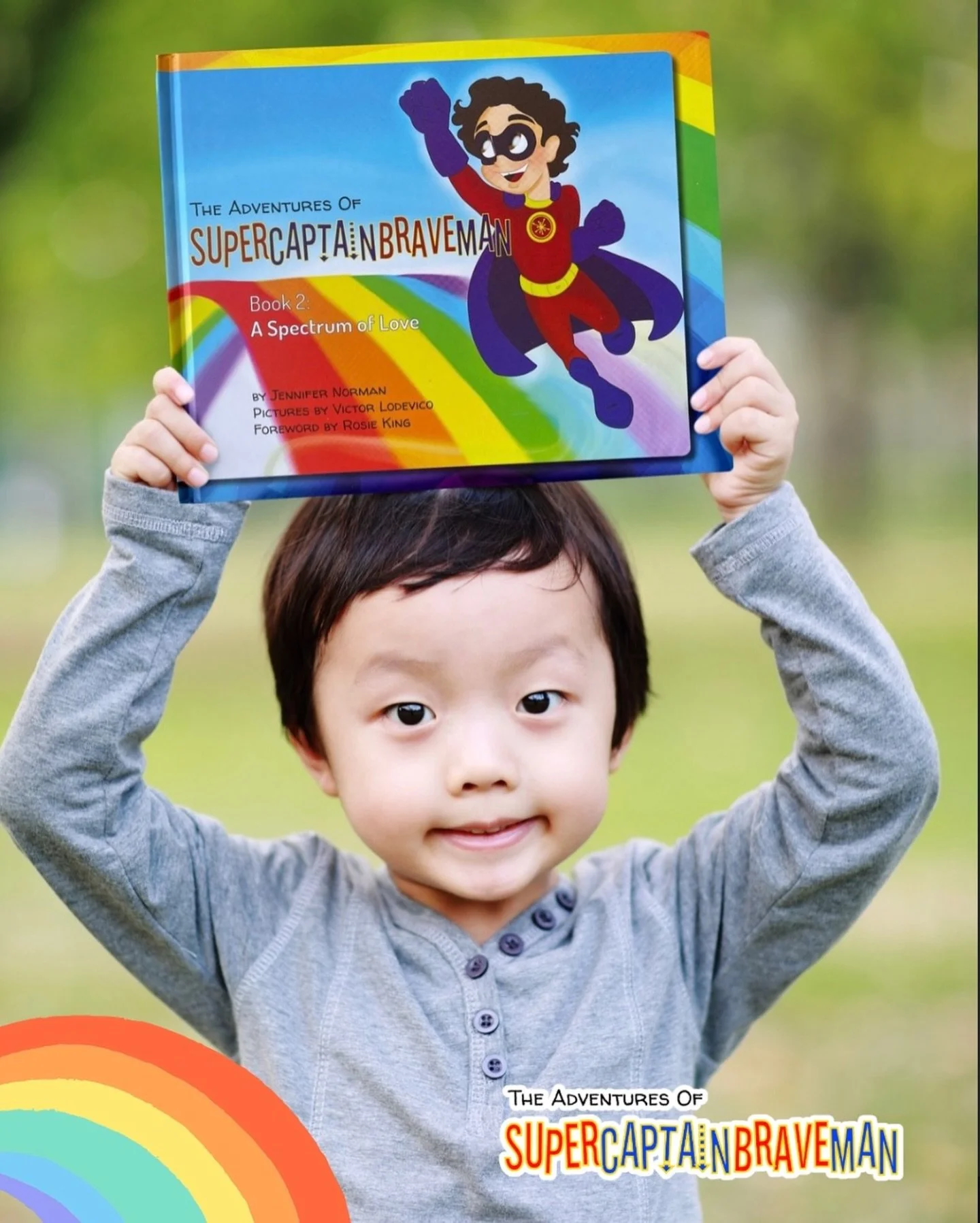 The Adventures of SuperCaptainBraveMan Book 2: A Spectrum of Love follows SuperCaptainBraveMan as he helps a young boy named Nicolas, a boy with Autism, find a fun, unique and creative way to tell his family how much he loves them! 🌈

Check out our 