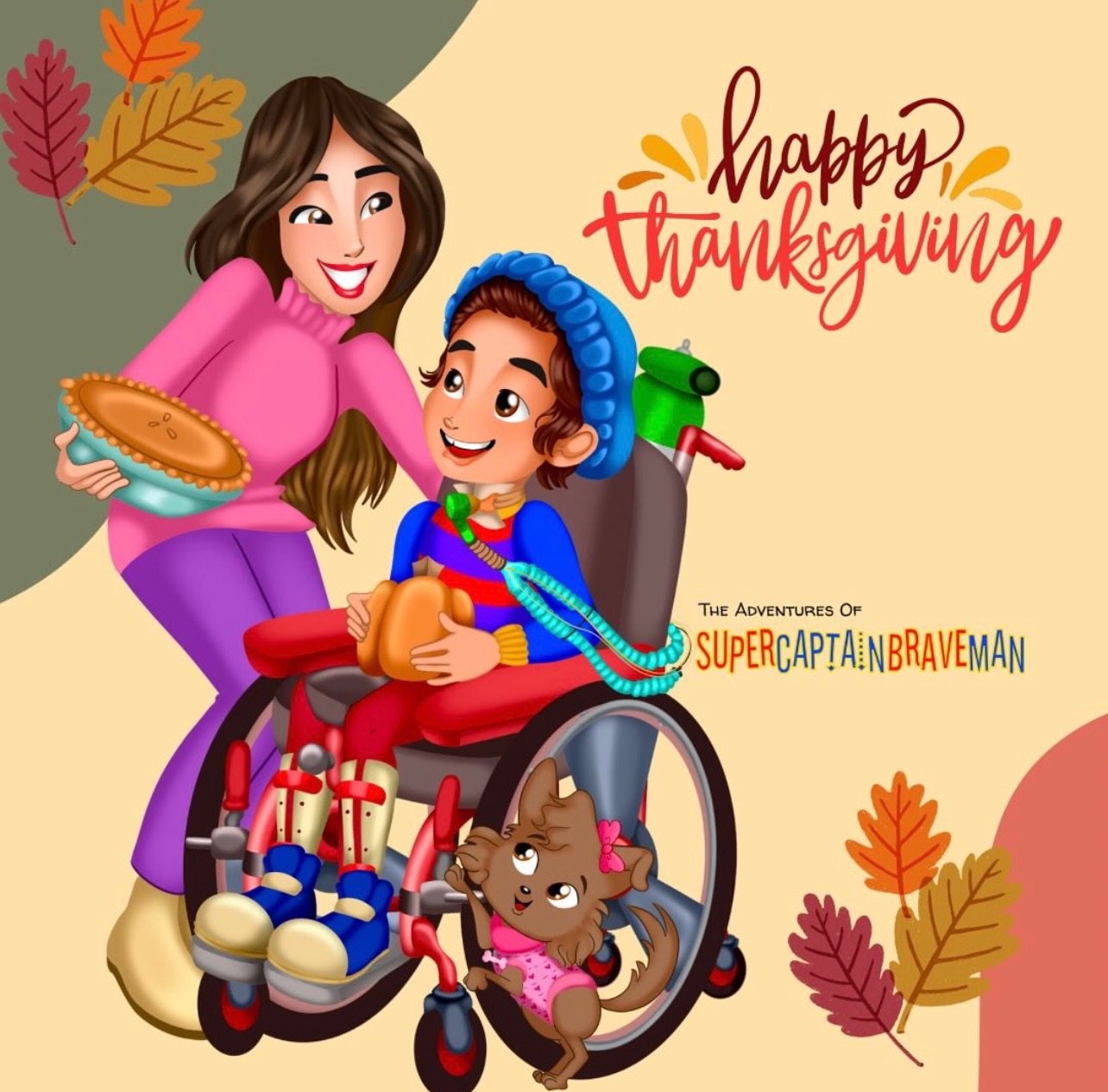 We wish everyone a Happy Thanksgiving! 🦃🍁🍂

We are so grateful for all the blessings and love this year has brought and hope that your holiday is spent surrounded with family, friends, and lots of yummy food!

#SuperCaptainBraveMan #thanksgiving #