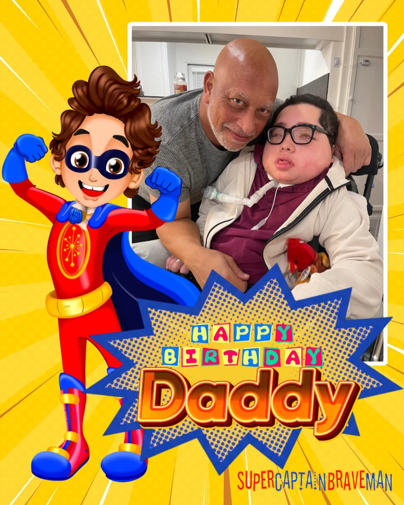 Happy birthday to SuperCaptainBraveDAD, Paul Norman! 🥳🎉

We are so lucky to have such an amazing advocate, champion for disability and accessibility awareness, author, and father in our lives!

Thank you for being so great!

Wishing you another yea