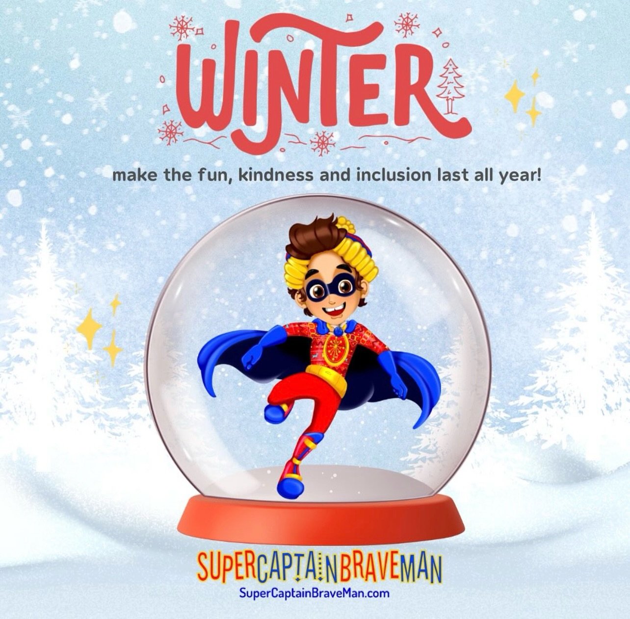 It&rsquo;s a wonderful feeling, all the love in the room from the floor to the ceiling! ✨

Happy Holidays, superheroes! 

#SuperCaptainBraveMan #holidays #christmas #diwali #hanukkah #lasposadas #kwanzaa #disability