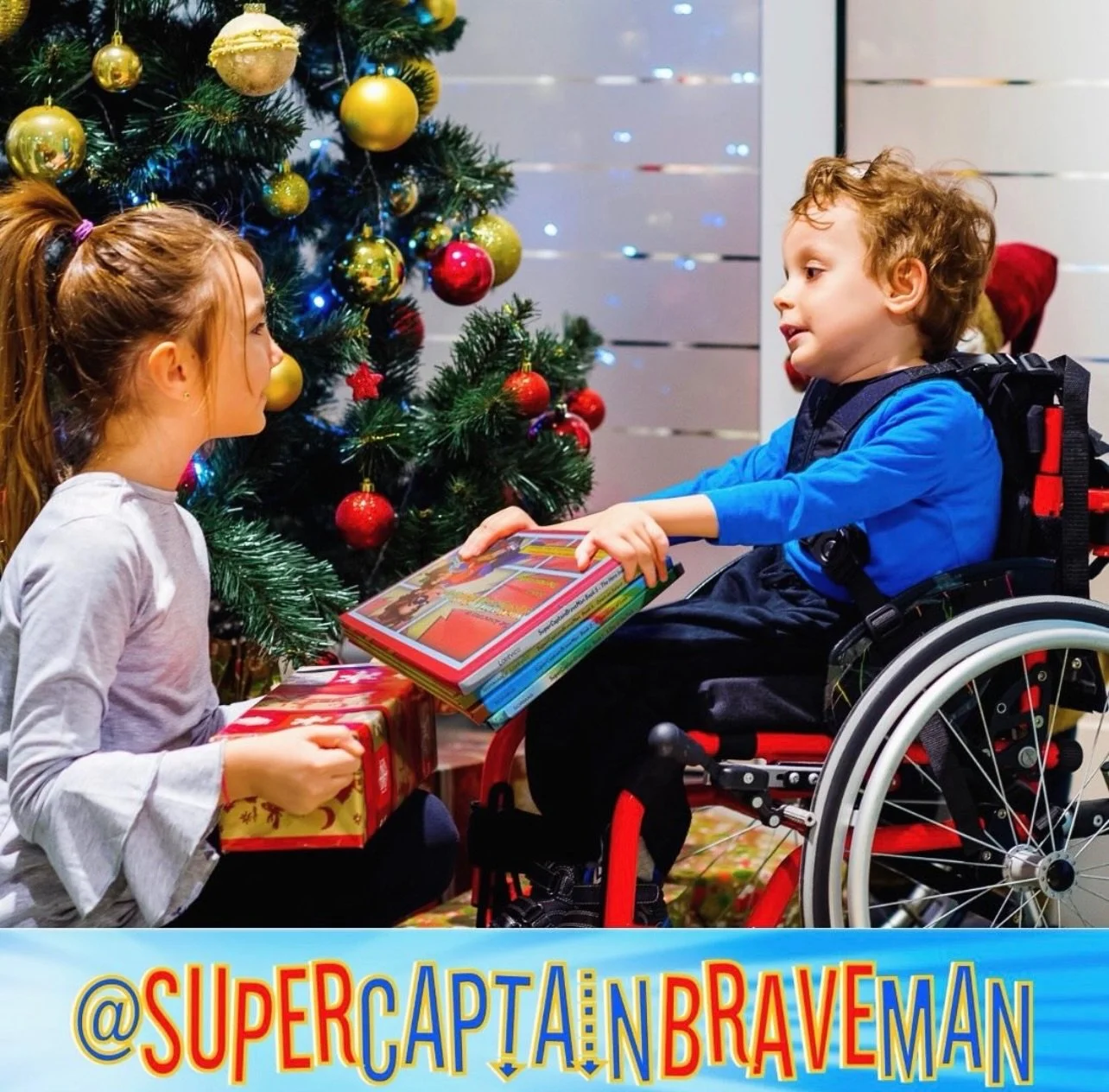 &lsquo;Tis the season to be jolly! 🎄📚

We think the best way to share joy and kindness is by sharing a great story!

SuperCaptainBraveMan books follow Kyle, a young boy with disabilities, and his adventures as his superhero alter ego SuperCaptainBr