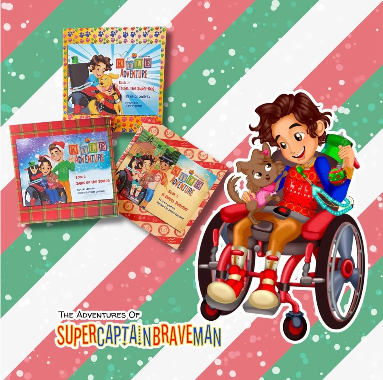 A Kyle Adventure Second Edition copies are now available in paperback at SuperCaptainBraveMan.com! 📚🎄

In the A Kyle Adventure series, follow Kyle out of his super suit in his many everyday adventures!

SuperCaptainBraveMan titles are available at 