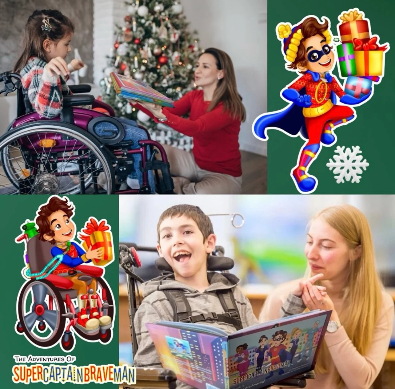 Share adventure this holiday season! 🦸🏻✨

SuperCaptainBraveMan books help kids everywhere see themselves in the books they&rsquo;re read! 

Hope everyone is having a magical Christmas Eve! 

#SuperCaptainBraveMan #christmas #christmaseve #holiday #