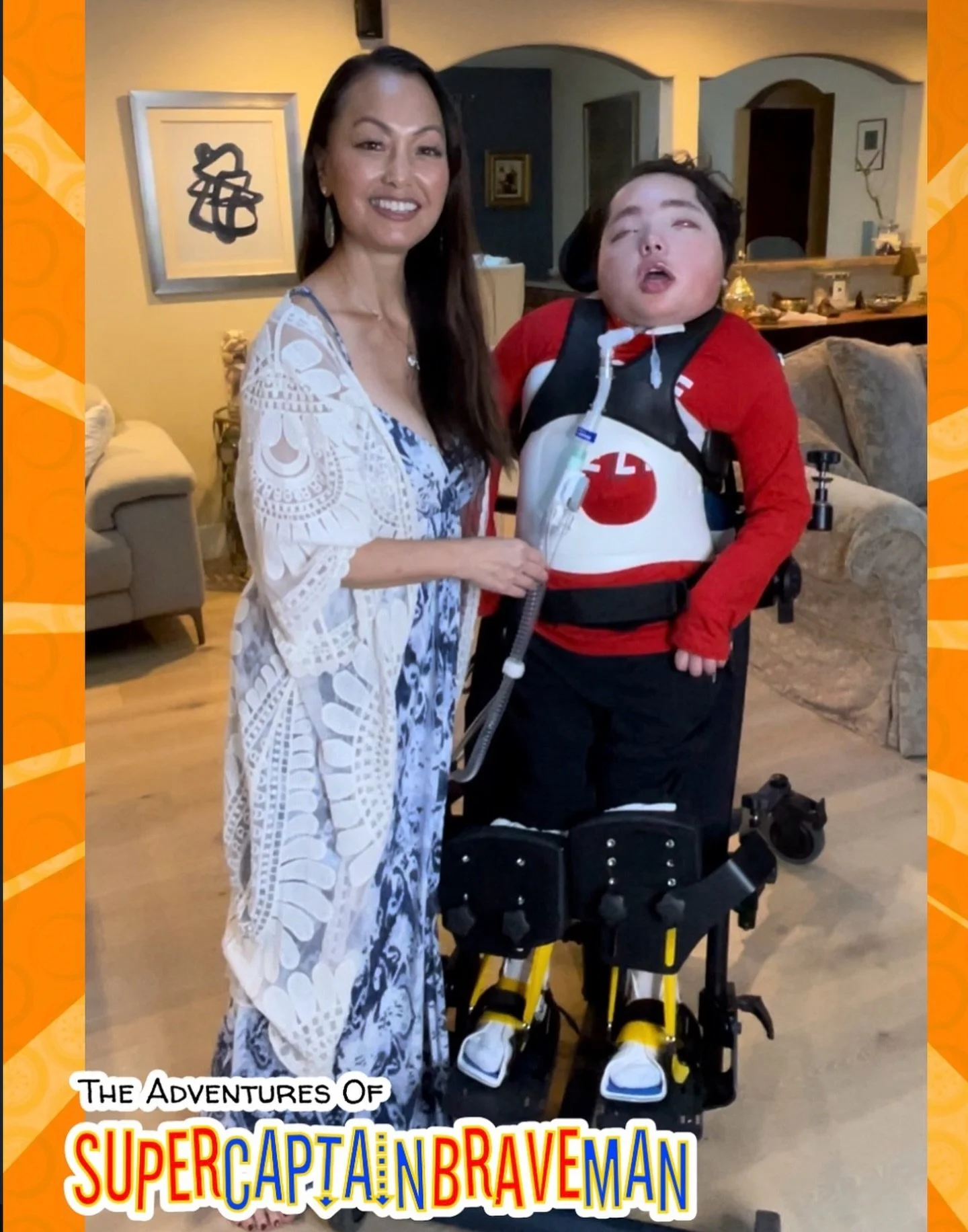 Kyle is super! 💥

He has extra special things that help him every day! He has a super stander that helps him stand up nice and straight!

Soar on over to our YouTube channel: SuperCaptainBraveMan to see a video of him in action!

#SuperCaptainBraveM