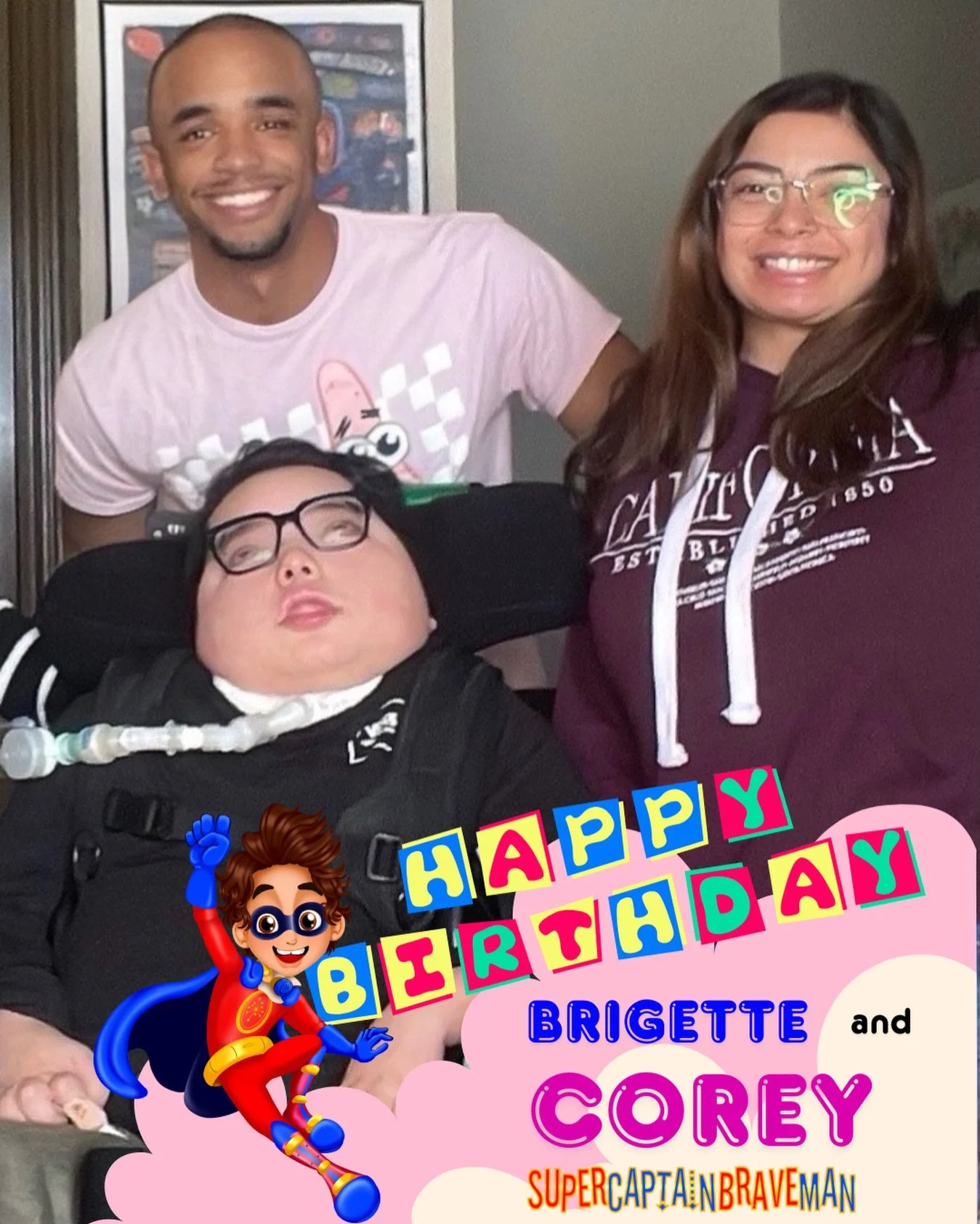 Happy birthday to Team SuperCaptainBraveMan team members, Brigette and Corey!! 🎉🥳

We wish our &ldquo;Wonder Twins&rdquo; a very happy birthday and a whole new year filled with fun and adventure!!