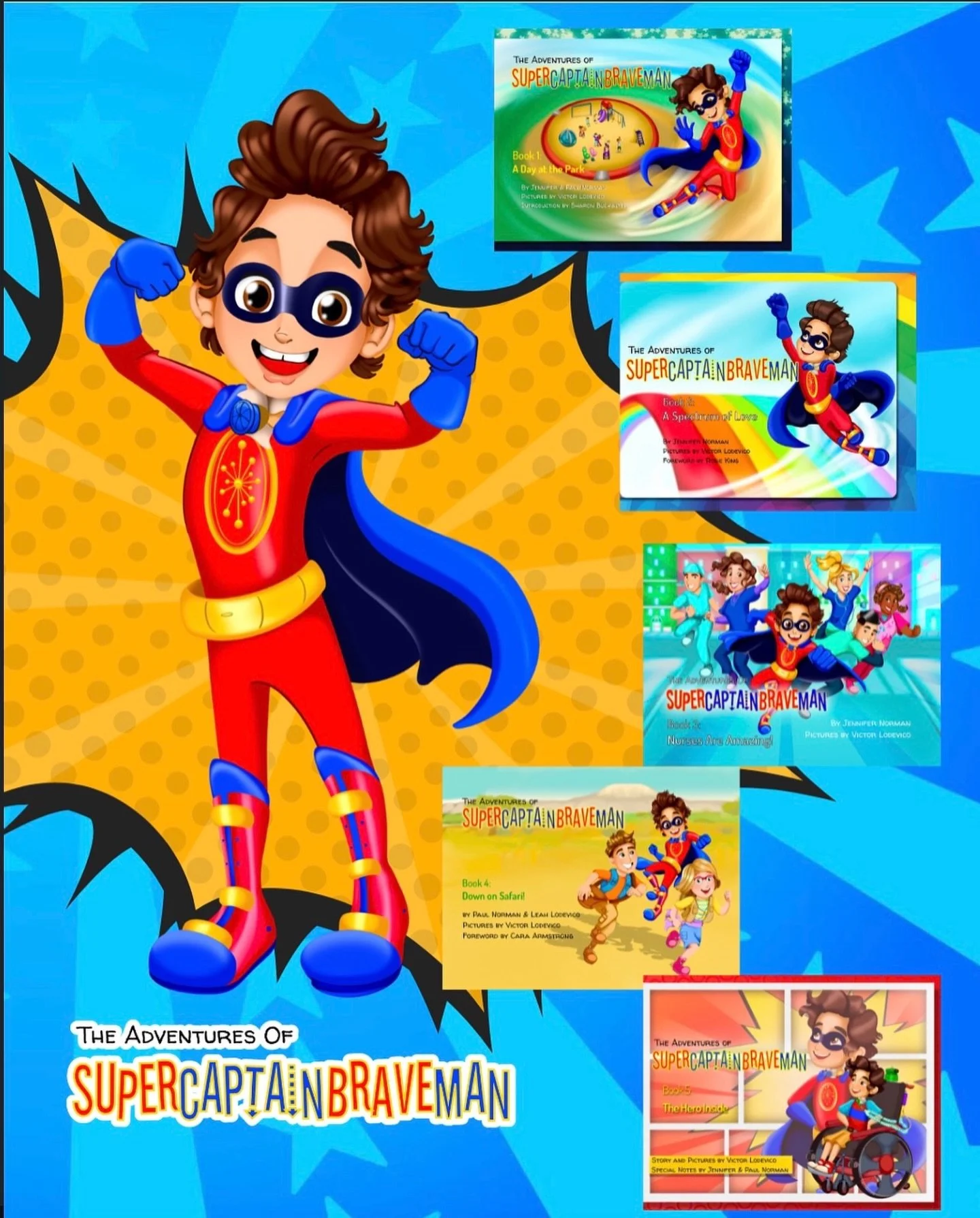 He&rsquo;s your kids new favorite superhero! 💥

Go on adventures with SuperCaptainBraveMan and learn fun lessons about inclusion, friendship, and disability awareness!

Soar on over to SuperCaptainBraveMan.com and check out our catalog of award-winn