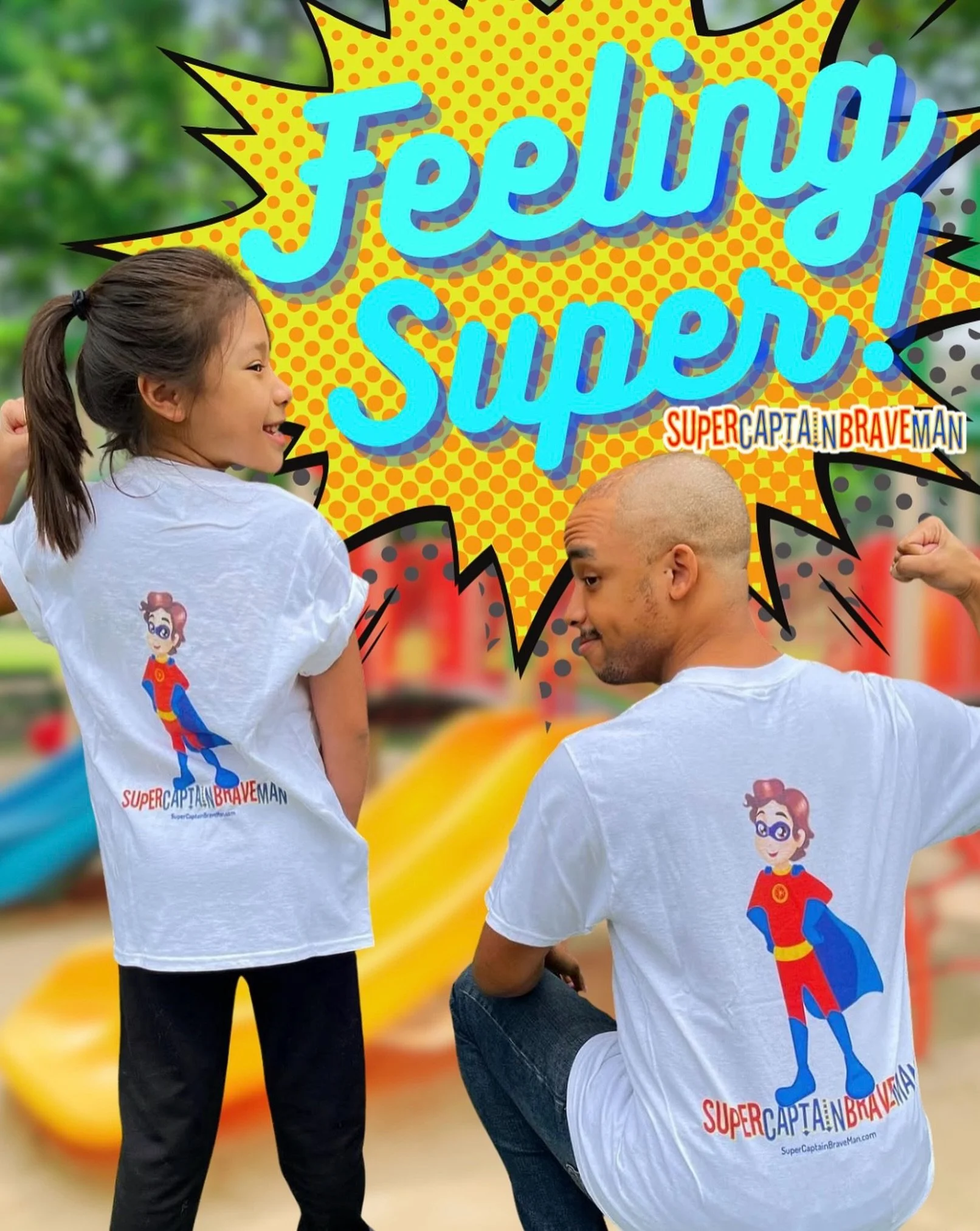 Every superhero has a sidekick who has their back! 💥

You can grab a SuperCaptainBraveMan Origin T for your little superhero and one for you too on our website, SuperCaptainBraveMan.com!

#SuperCaptainBraveMan #style #disability #superhero #kidsuper