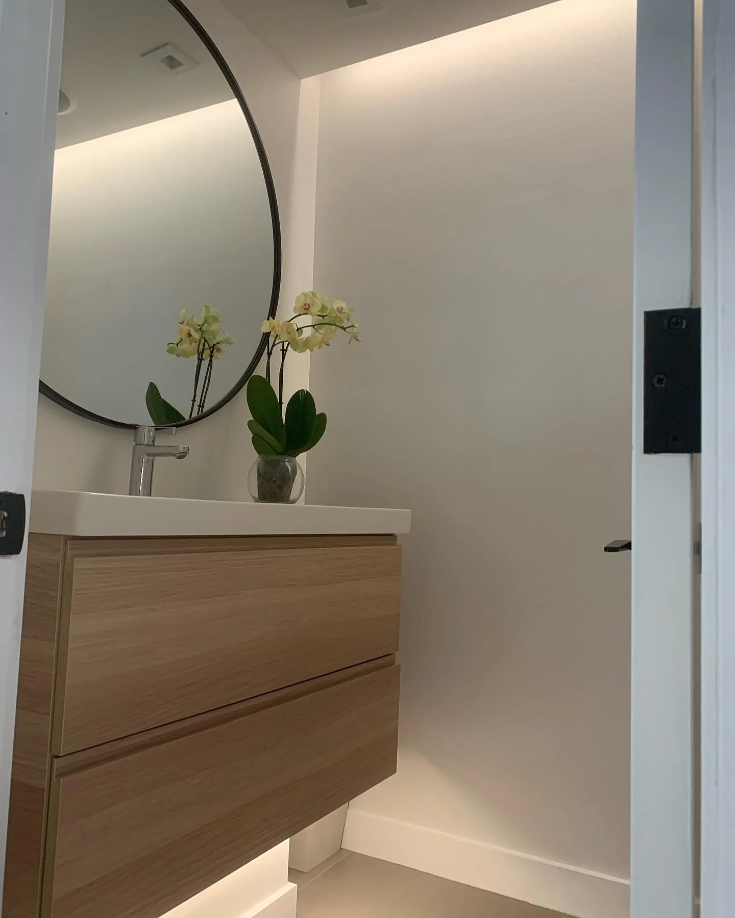 LED accent light we completed recently.