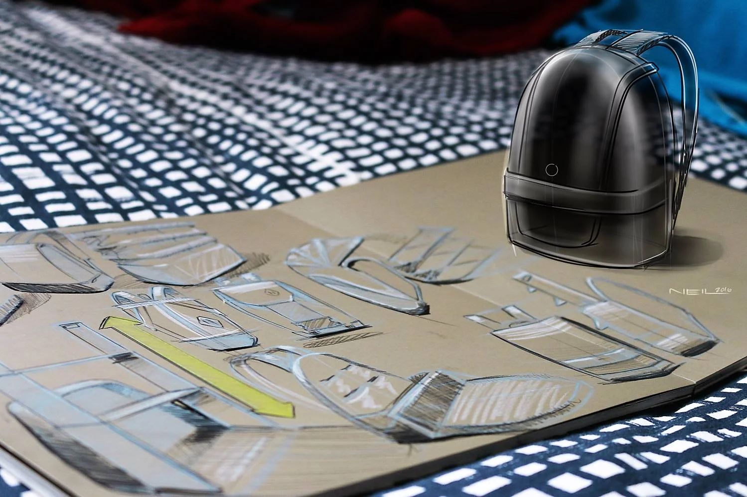 Pop-Up sketch Backpacks
