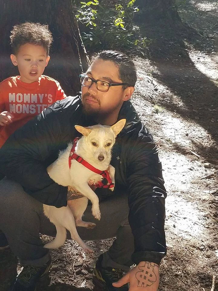 My Son Neilson and Dog Ranger enjoying the outdoors.