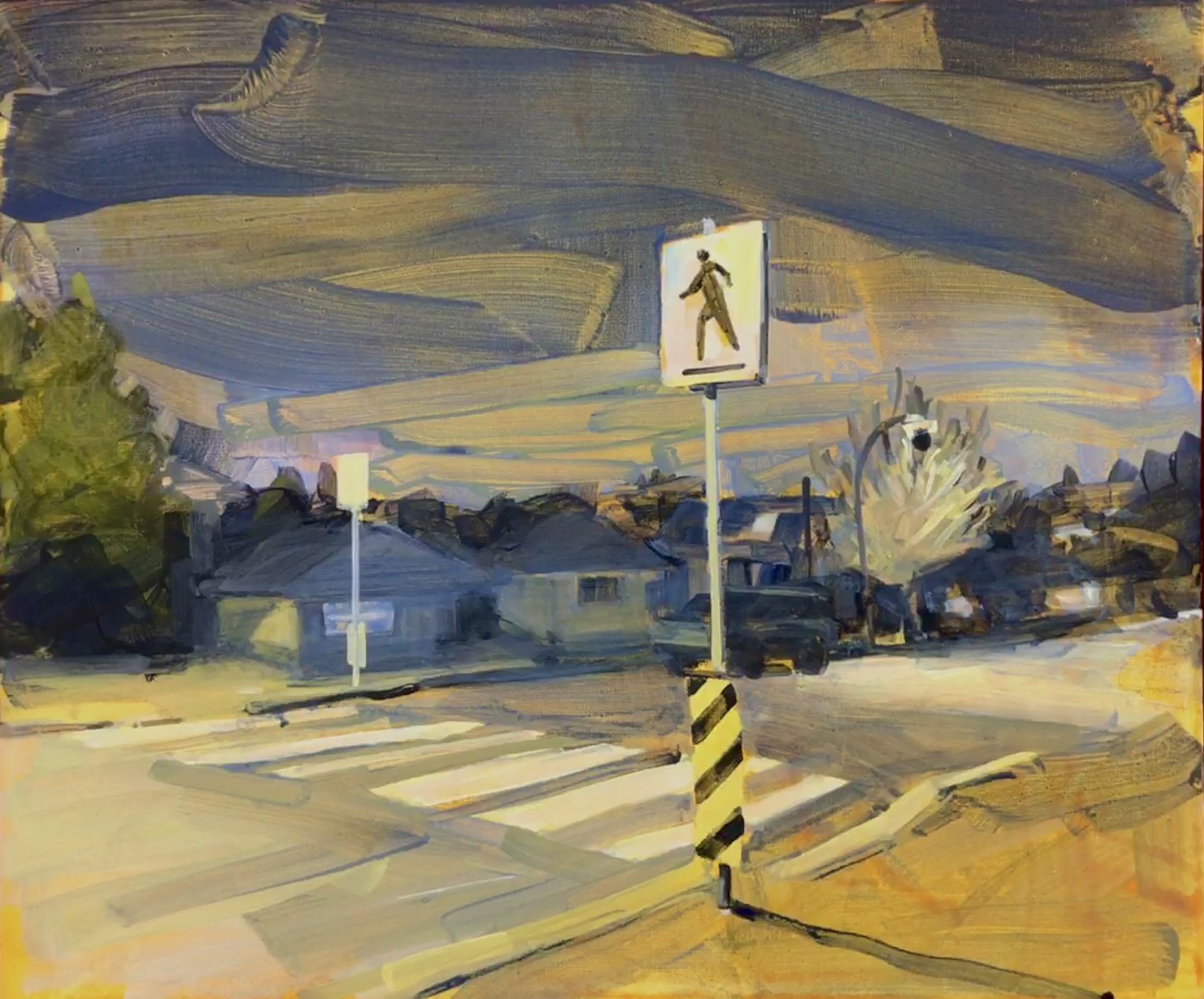 Gillian Richards Crosswalk Acrylic on Canvas, 20x24.jpeg