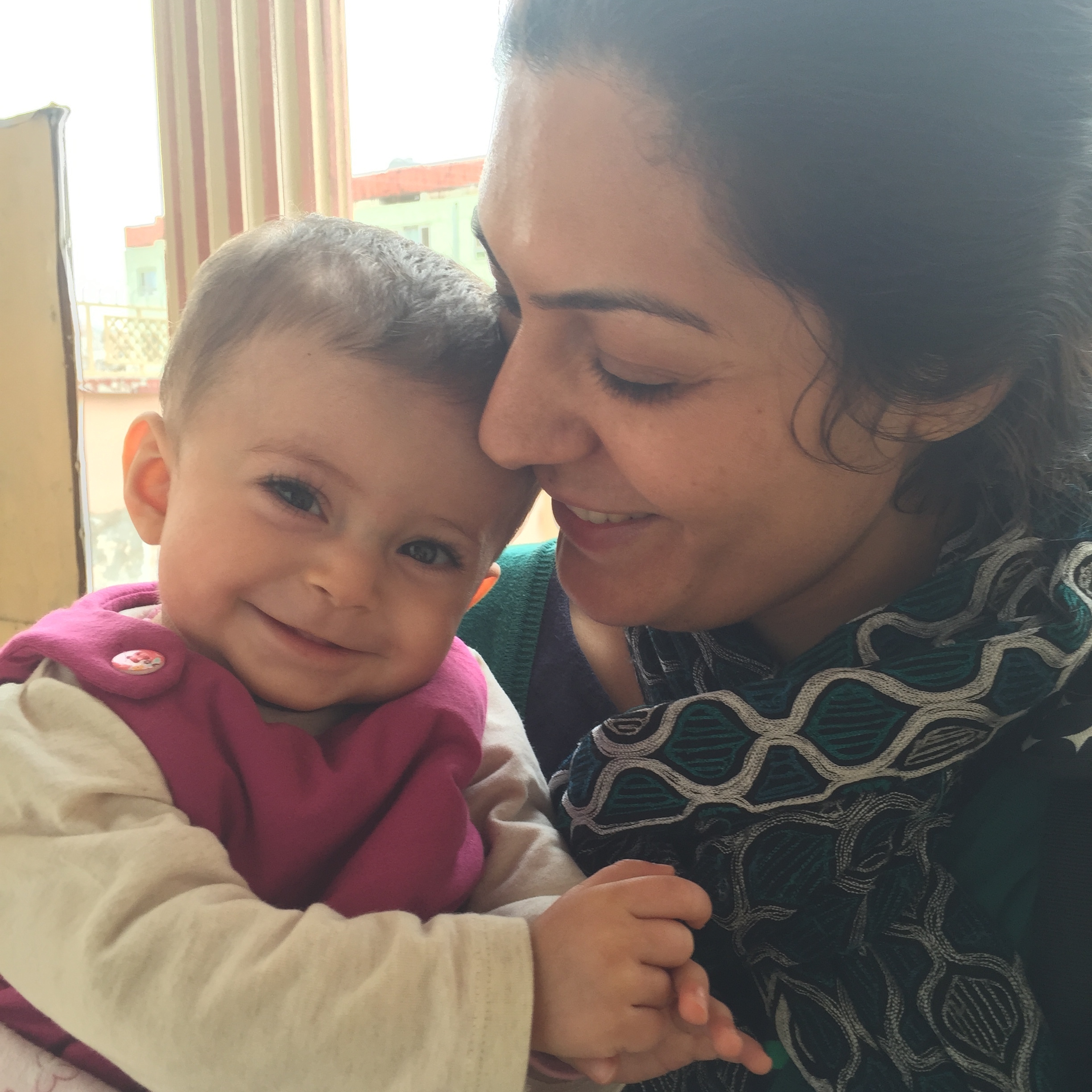 A mother and daughter, Kabul